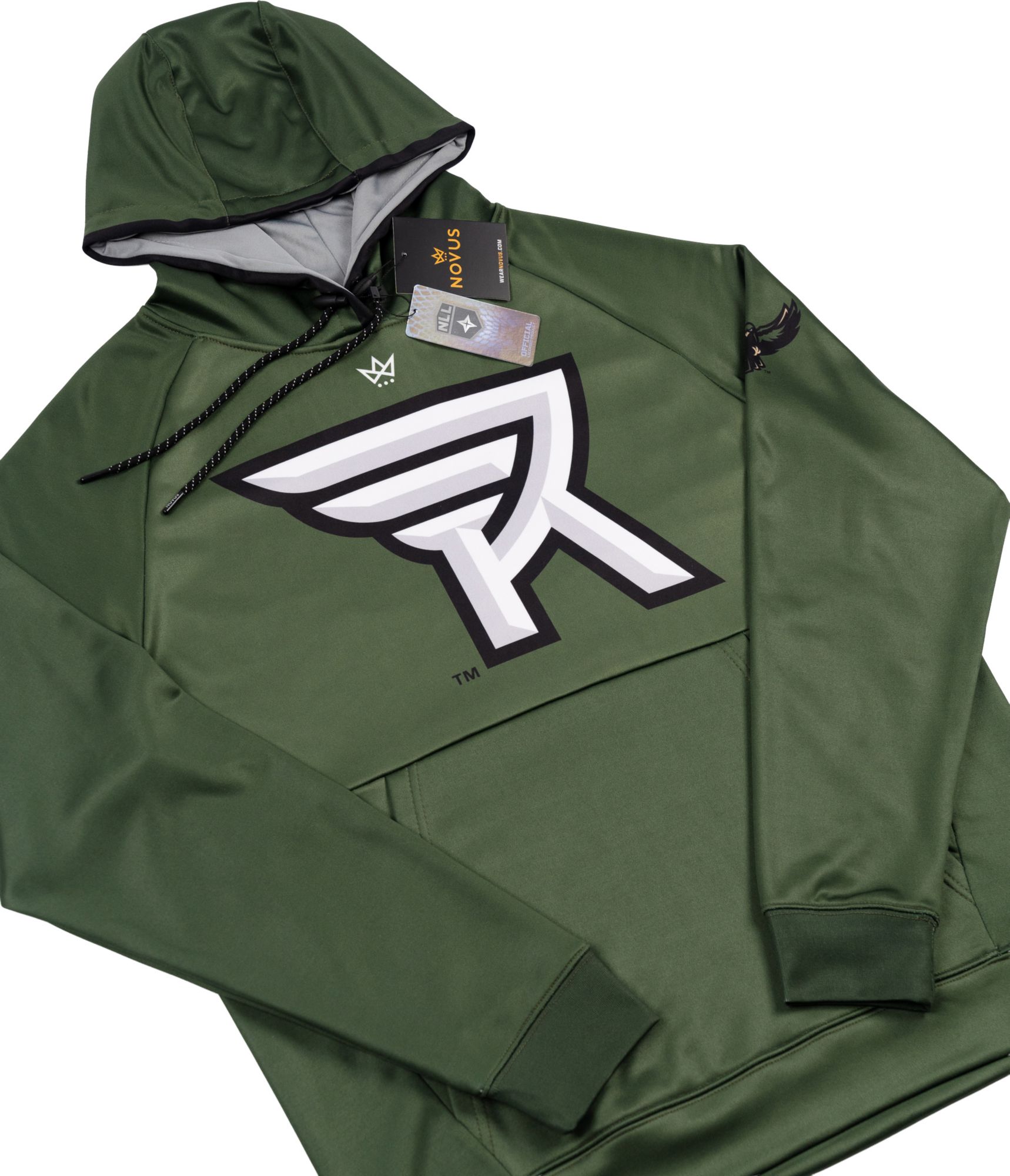 Novus Clothing Adult Rochester Knighthawks Green Sublimated Pullover Hoodie product image