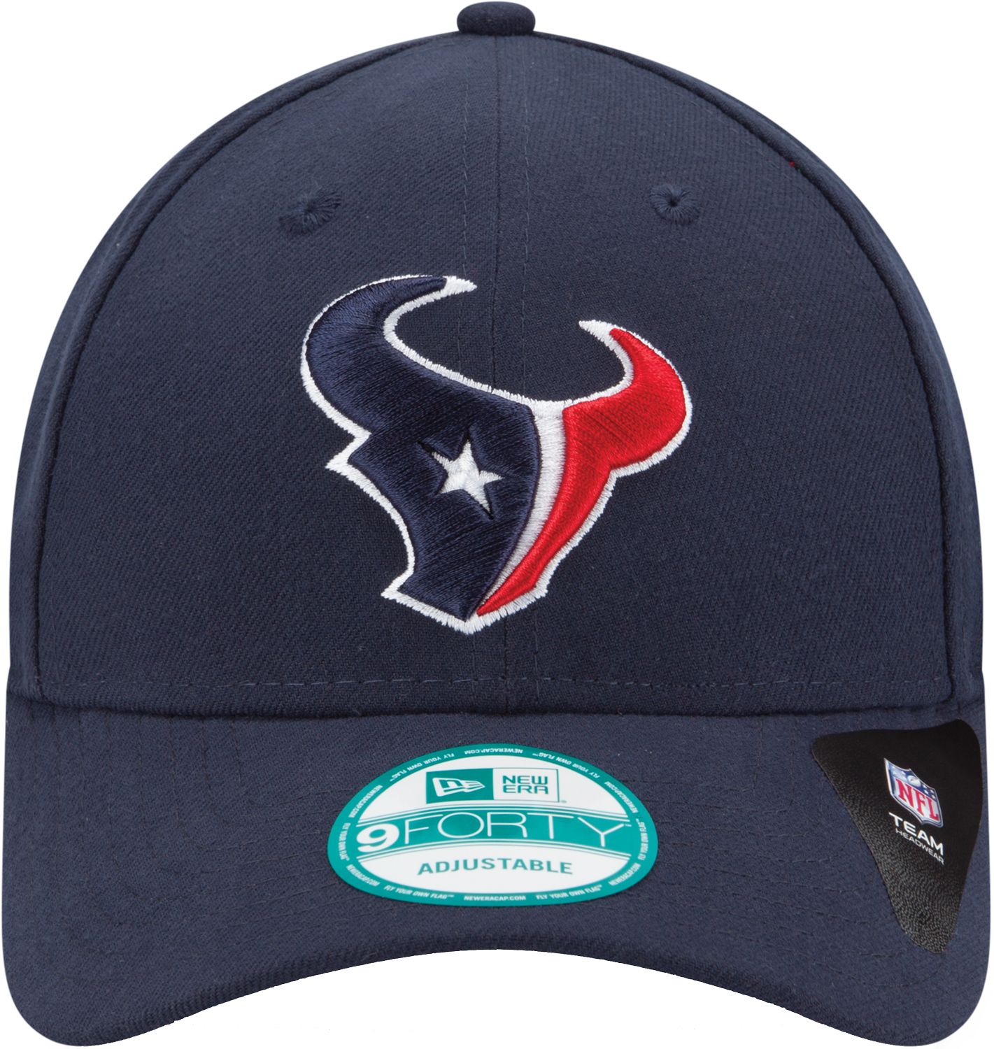 New Era Adult Houston Texans League 9Forty Adjustable Navy Hat product image
