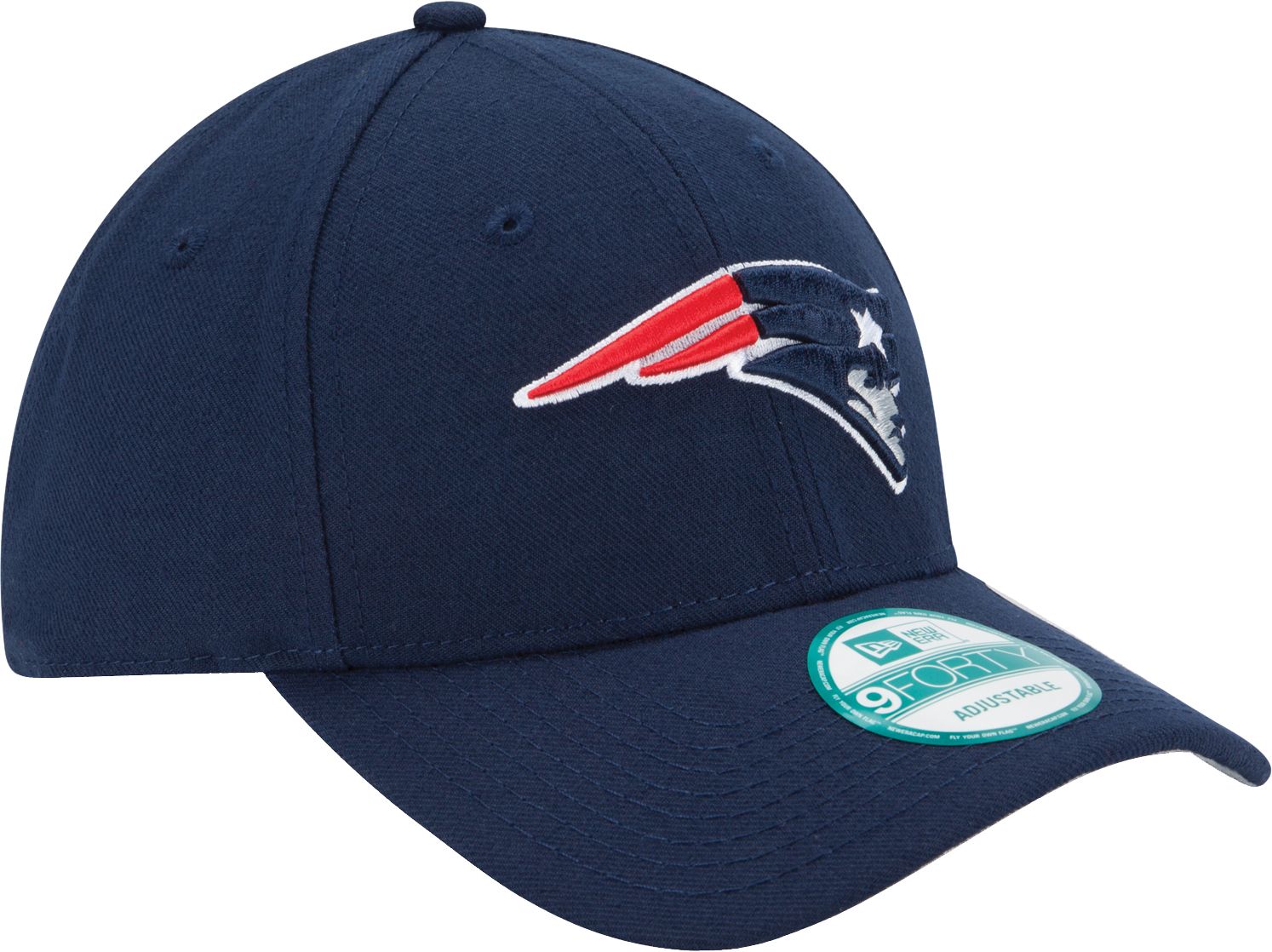 New Era Men's New England Patriots League 9Forty Adjustable Navy Hat