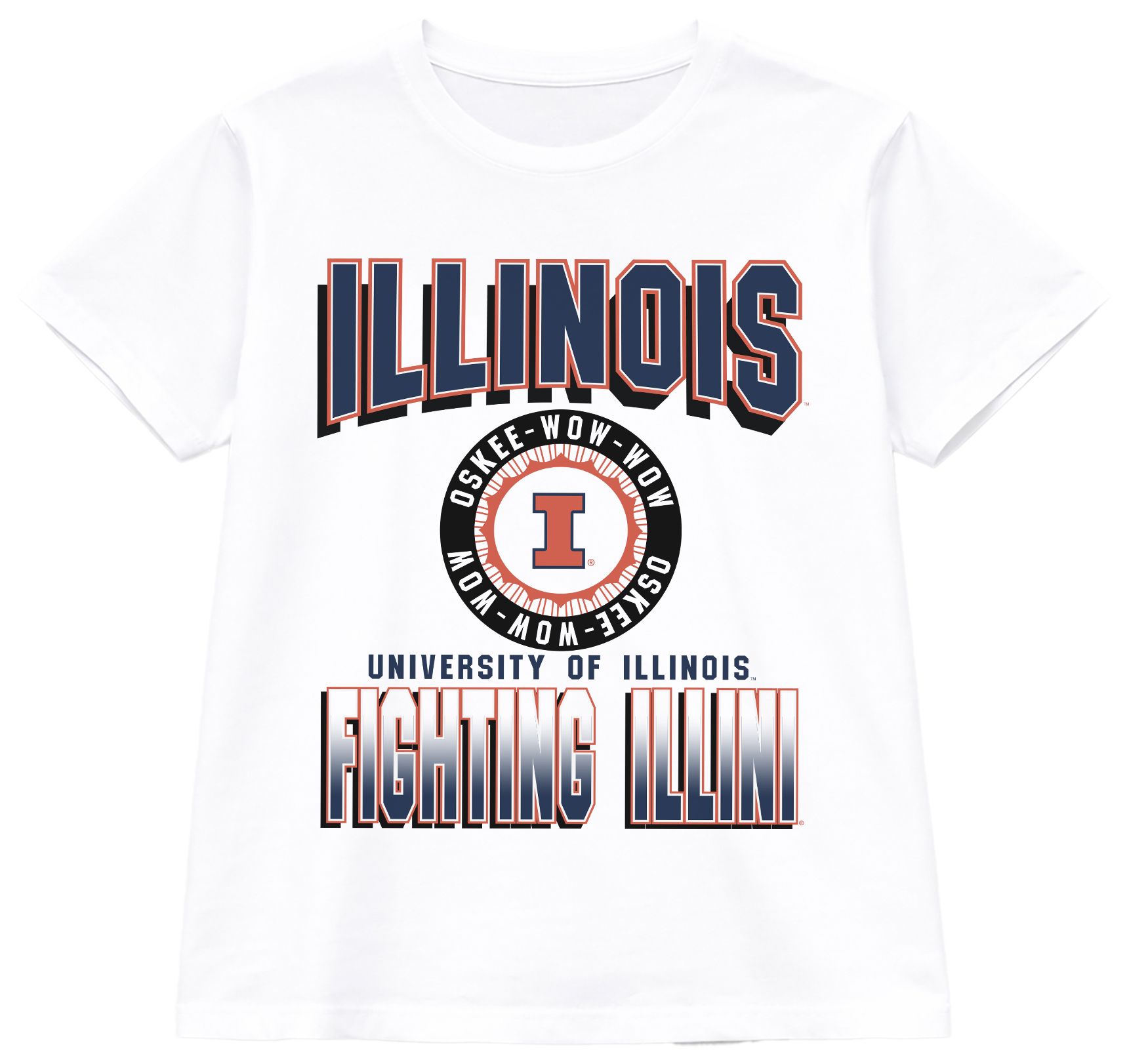 Gameday Couture Women's Illinois Fighting Illini Flowy White T-Shirt product image