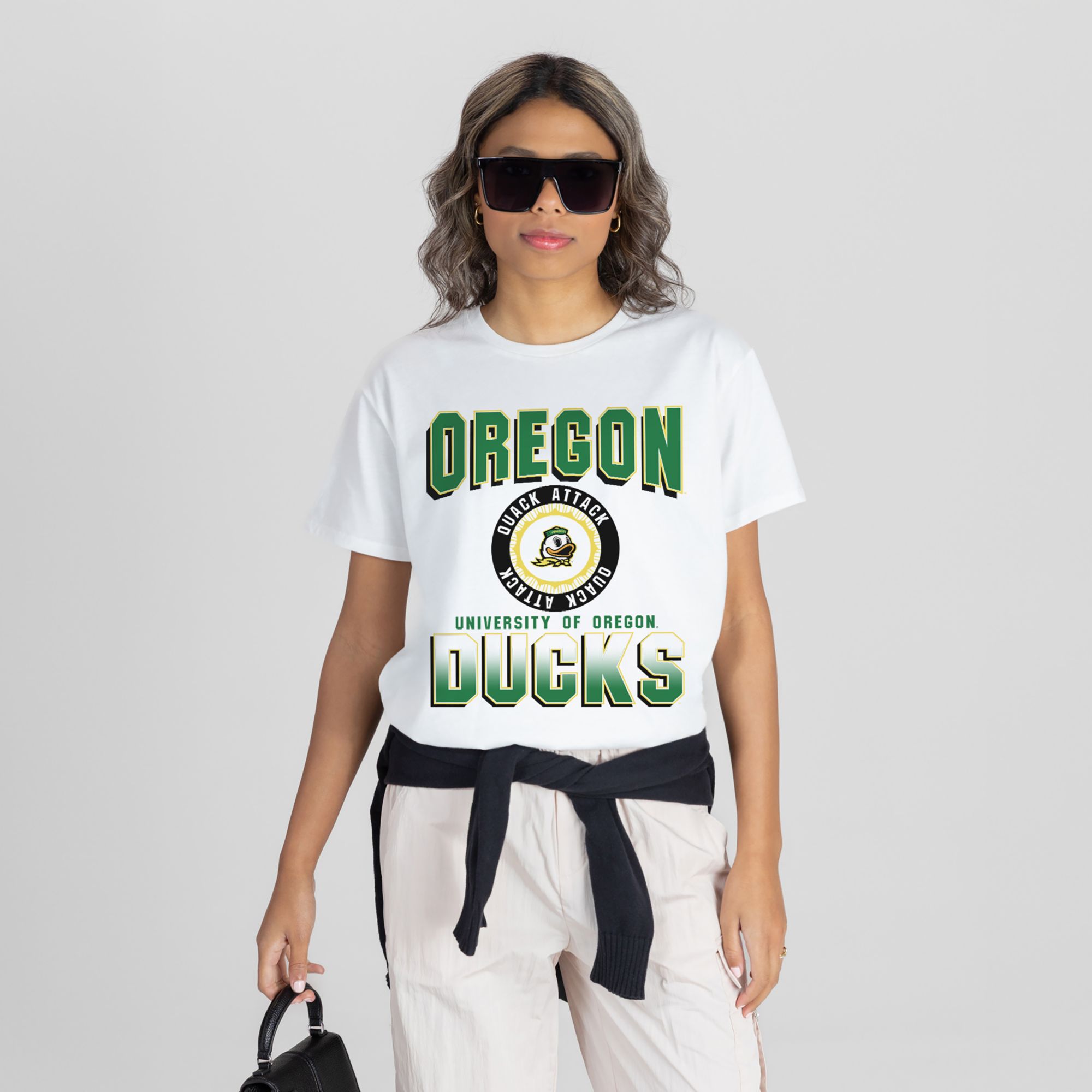 Gameday Couture Women's Oregon Ducks Flowy White T-Shirt product image