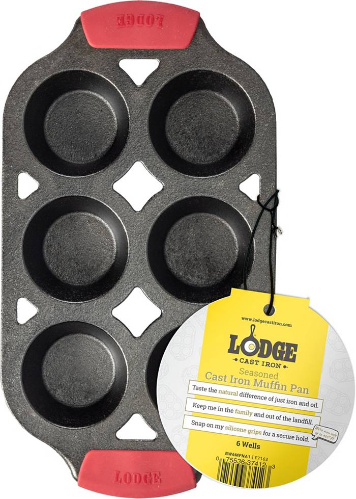 Lodge Cast Iron Silicone Trivet with Skillet Pattern in Blue