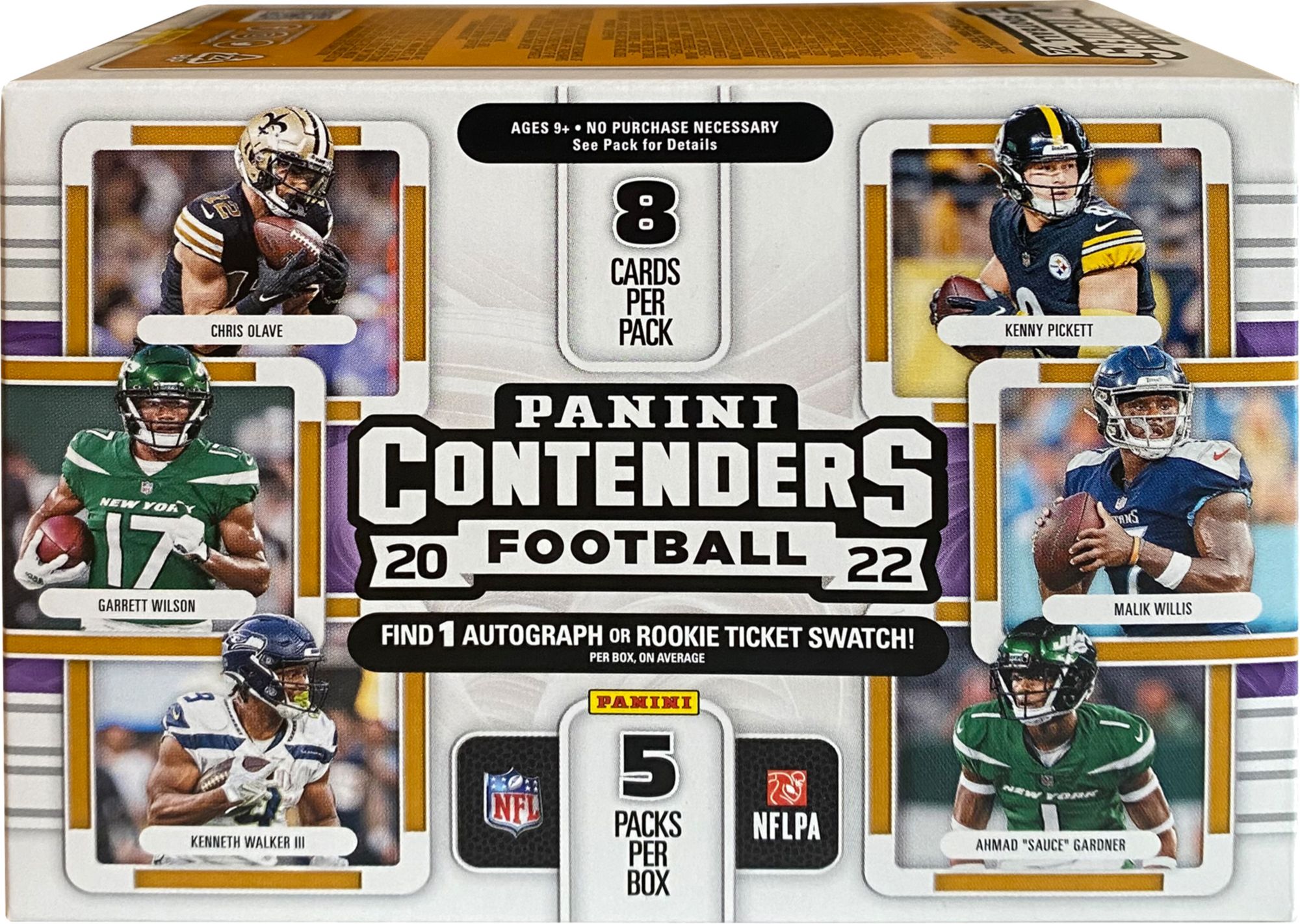 2022 Panini Contenders Football NFL Trading Card Blaster Box