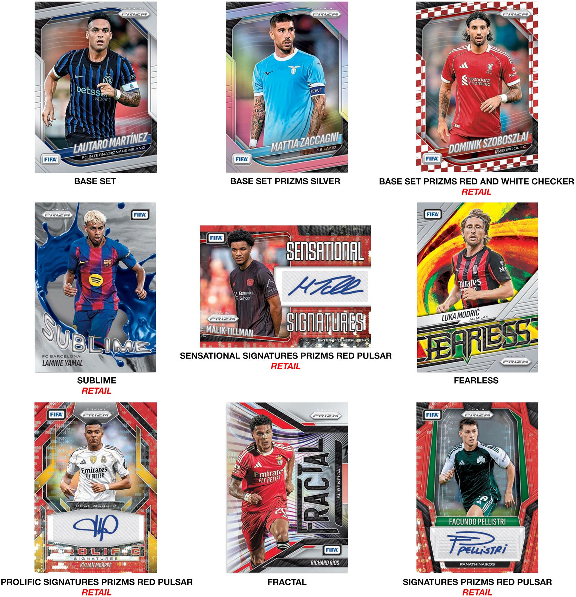 2025-26 Panini PRIZM FIFA Retail Box product image