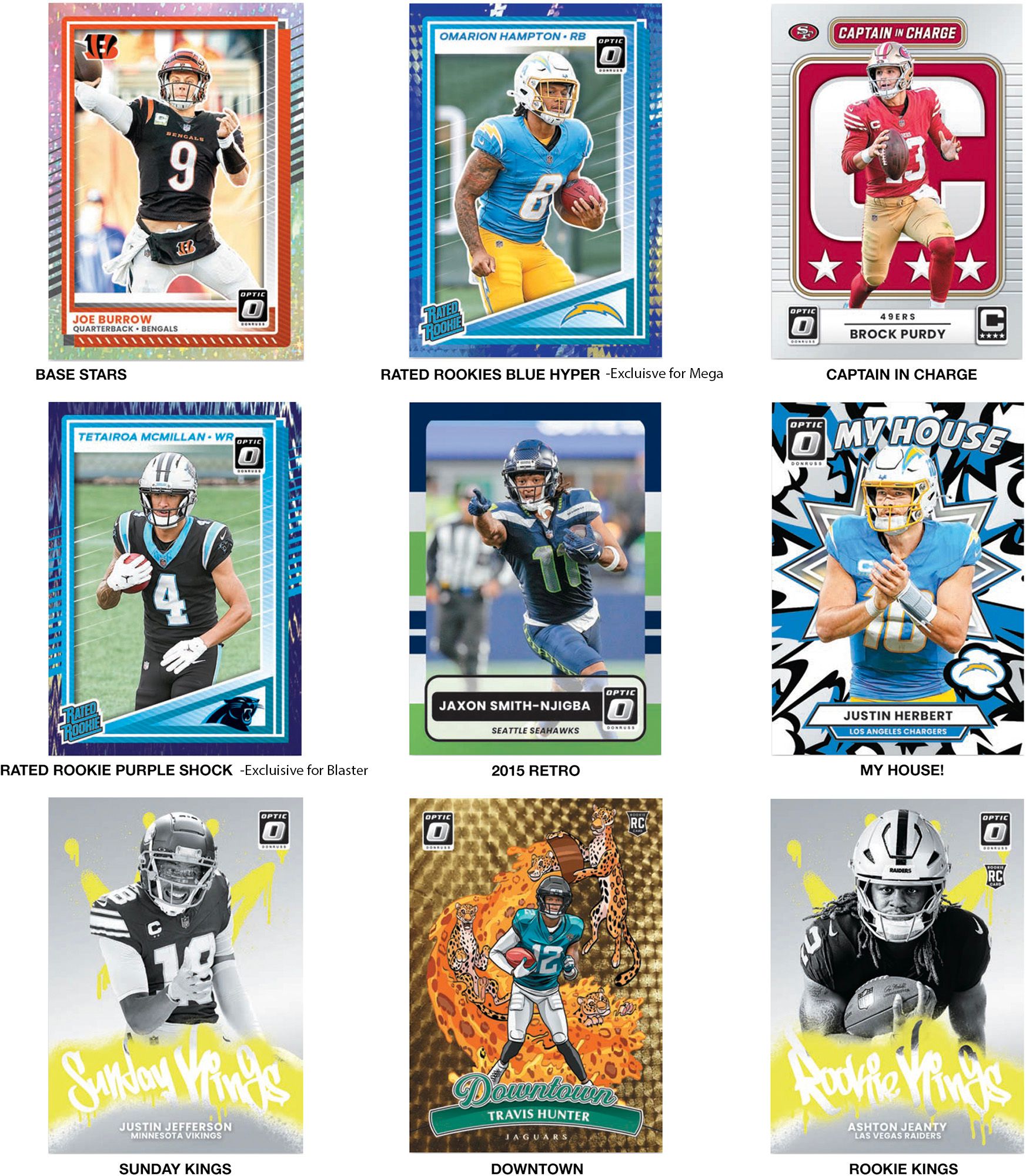 2025 Panini Donruss Optic Football Blaster Box product image