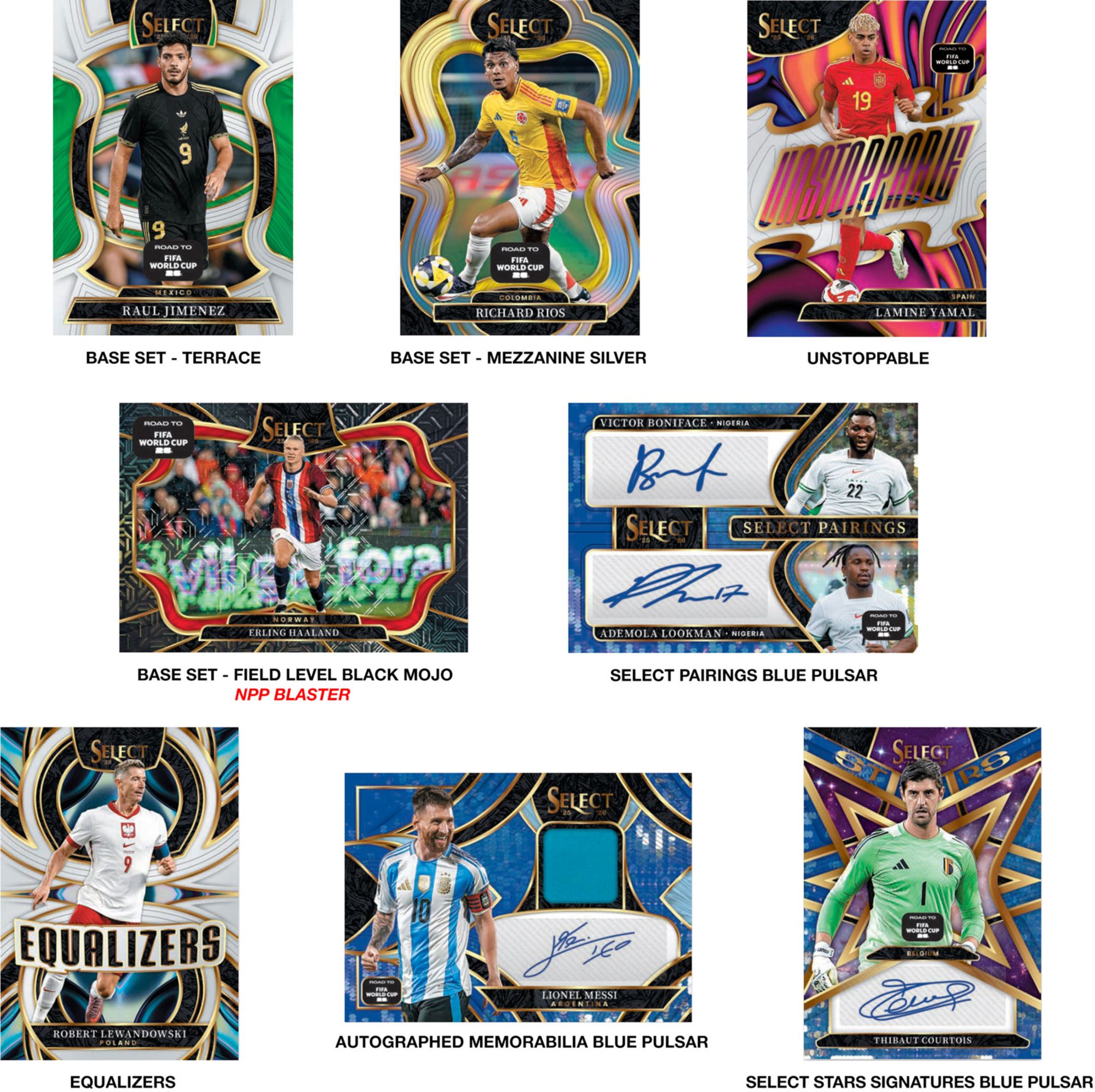 2026 Panini SELECT Road to FIFA World Cup Blaster Box product image