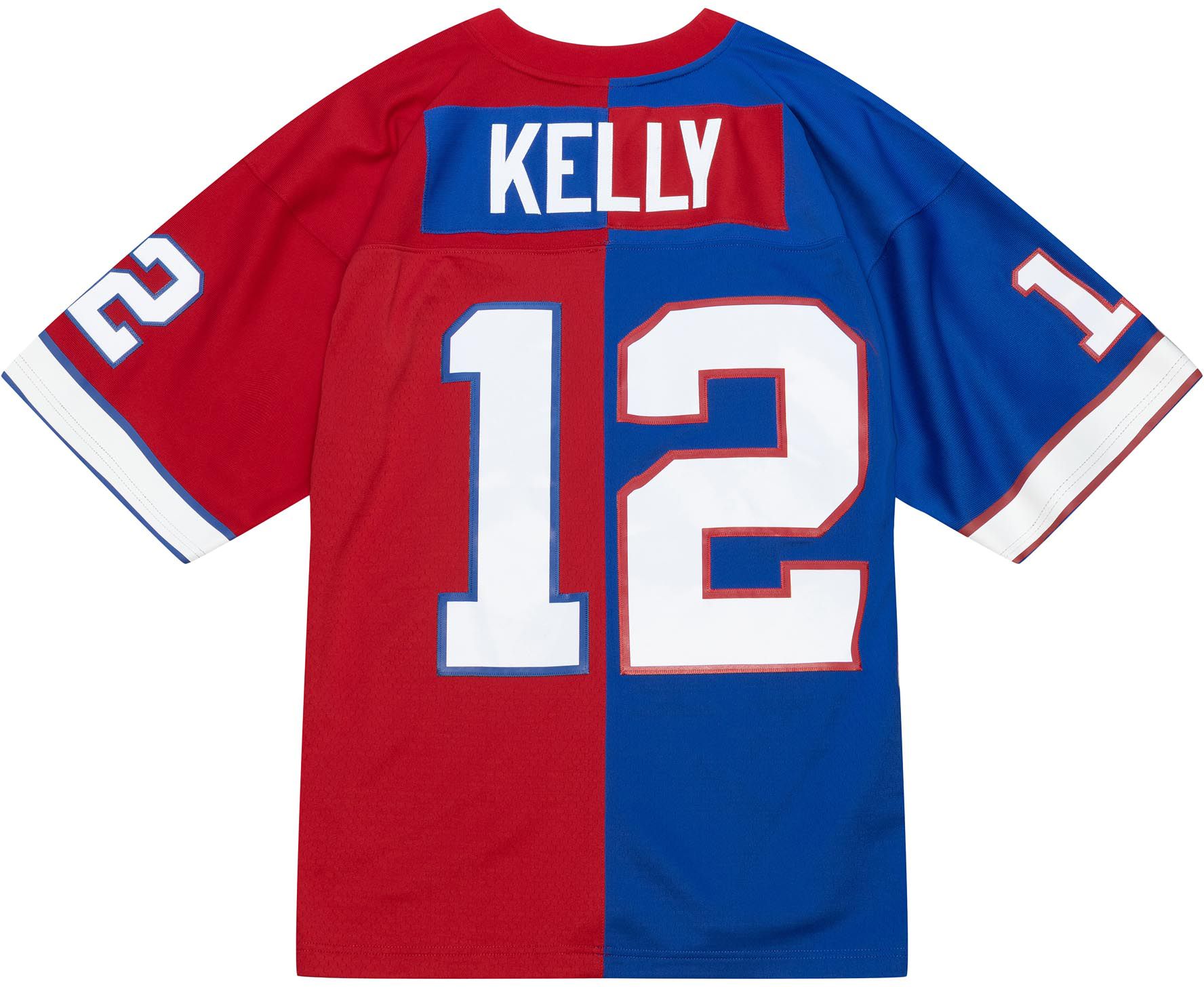 Mitchell & Ness Men's Buffalo Bills Jim Kelly #12 1990 Split Throwback Jersey product image