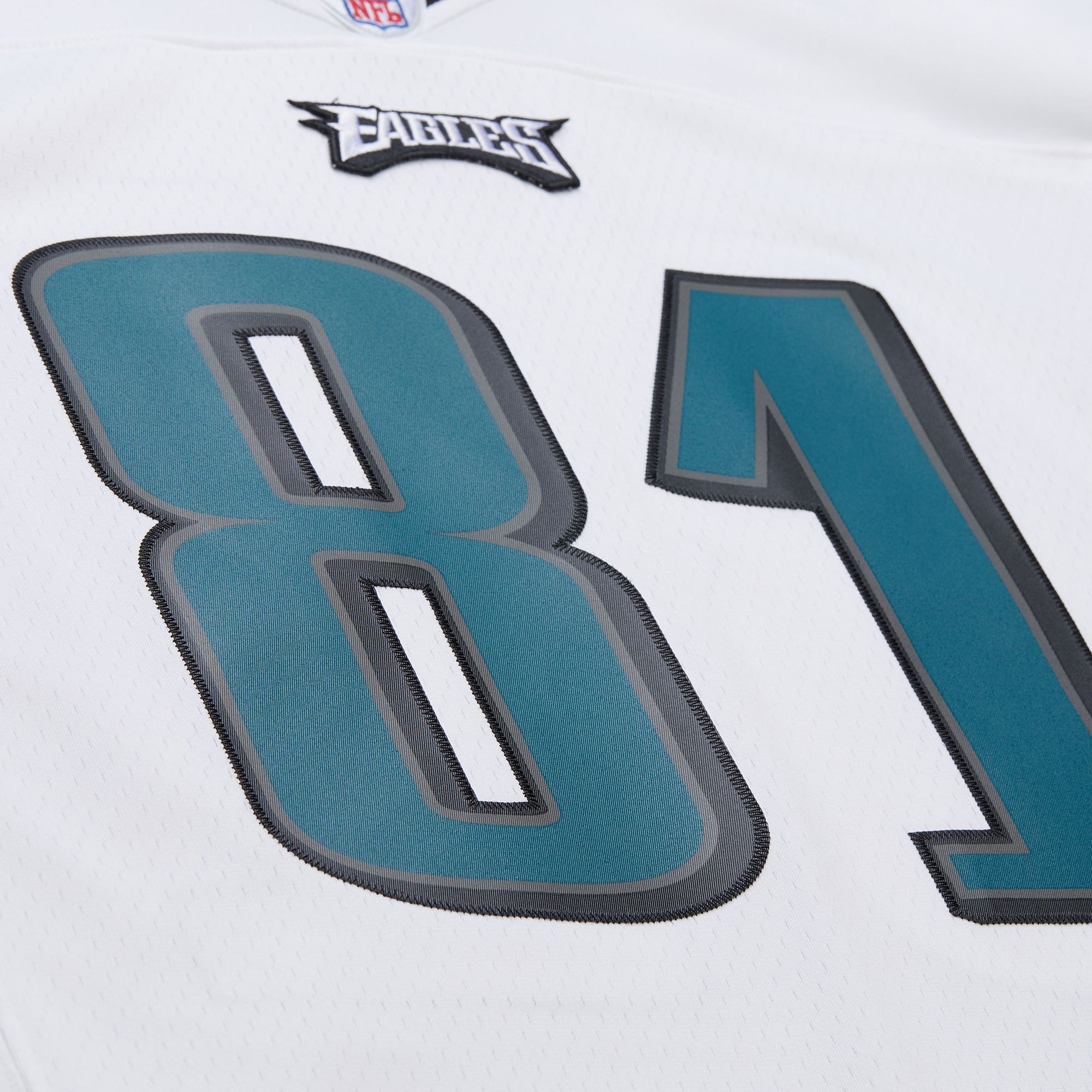 Mitchell & Ness Men's Philadelphia Eagles Terrell Owens #81 White 2004 Replica Football Jersey product image