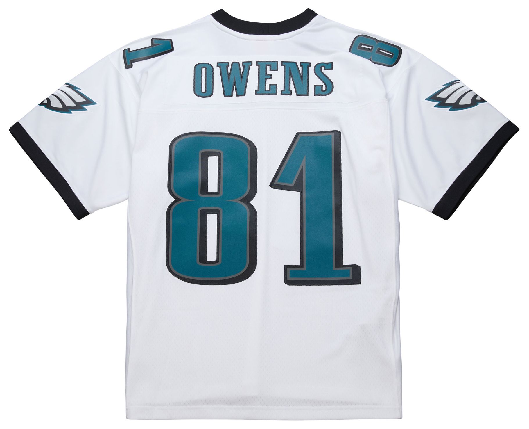 Mitchell & Ness Men's Philadelphia Eagles Terrell Owens #81 White 2004 Replica Football Jersey product image