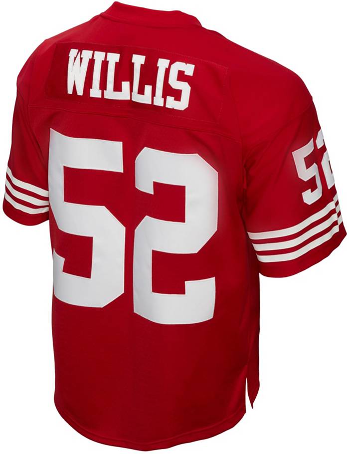 Men's Mitchell & Ness Patrick Willis Scarlet San Francisco 49ers 2007 Legacy Replica Jersey Size: Medium