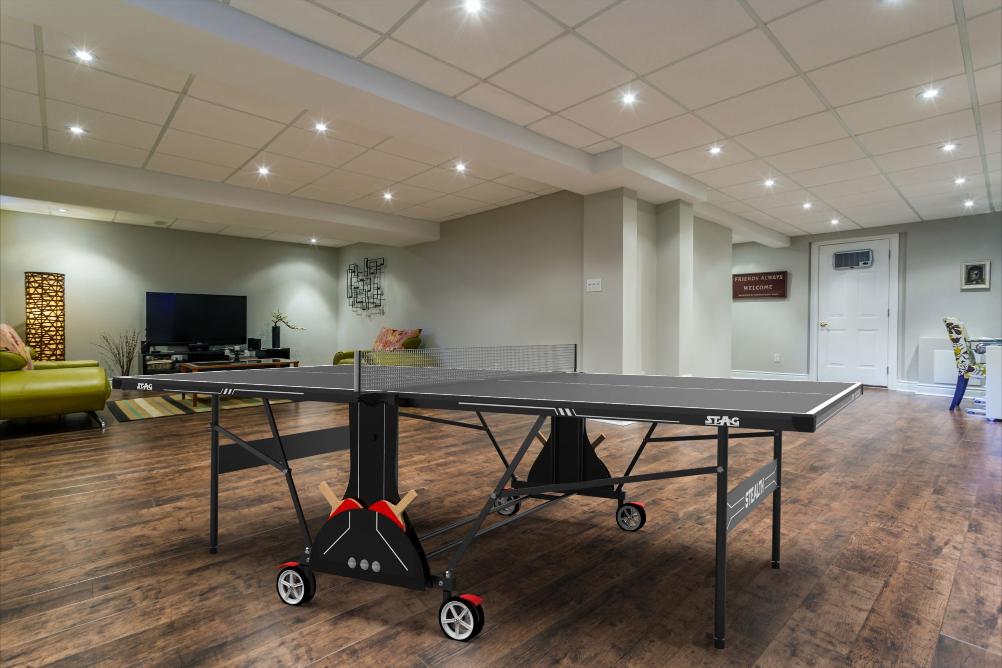 Kettler Stealth Indoor Table Tennis Table Bundle product image