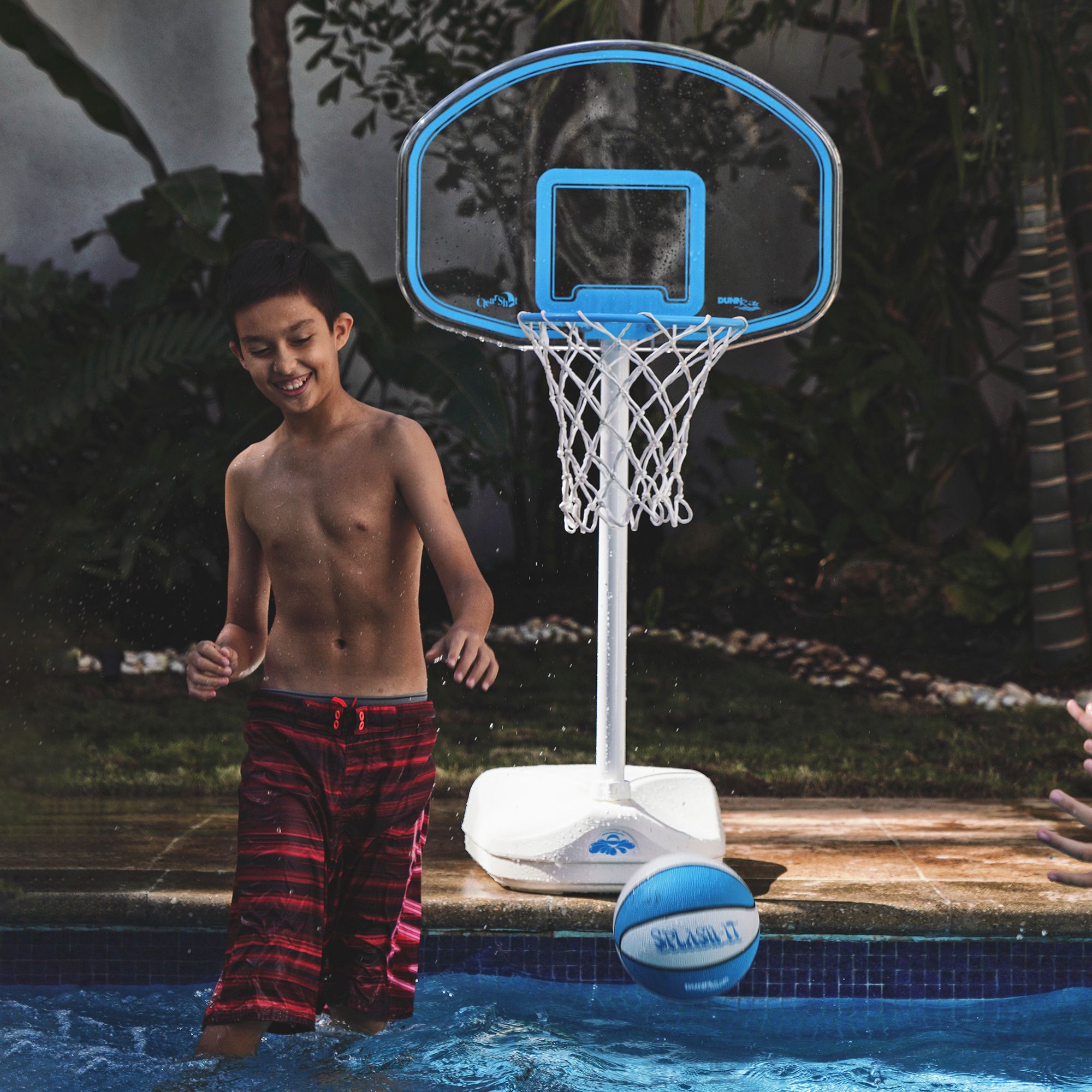 Dunn-Rite Clear Shot Pool Basketball Set product image