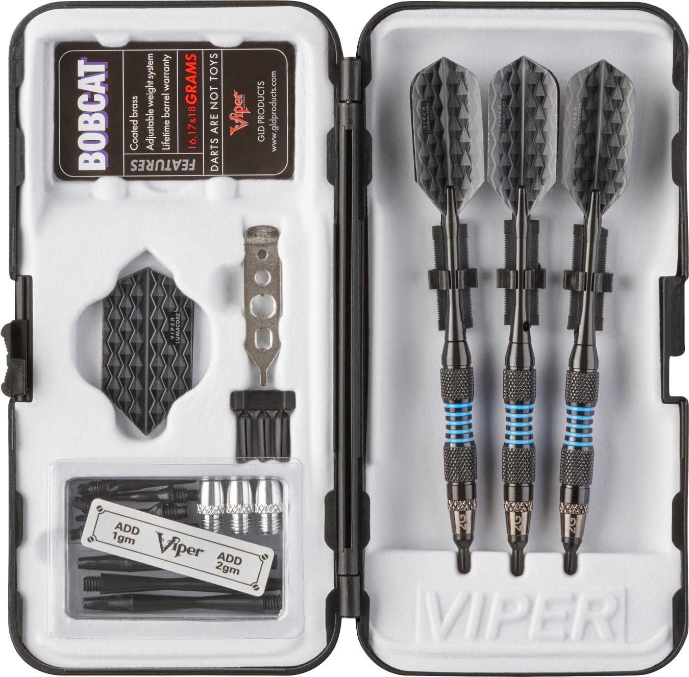 Viper Bobcat 16g-18g Adjustable Soft Tip Darts product image
