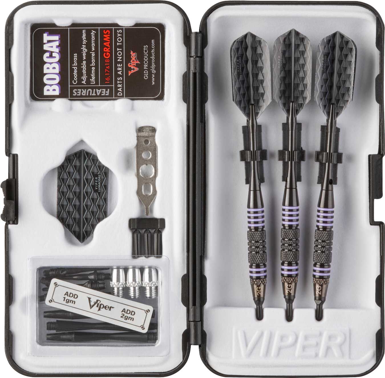 Viper Bobcat 16g-18g Adjustable Soft Tip Darts product image