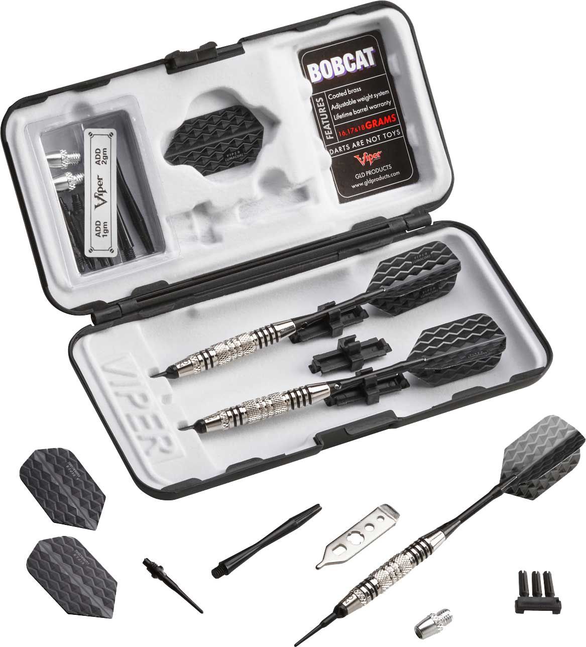 Viper Bobcat 16g-19g Adjustable Soft Tip Darts product image