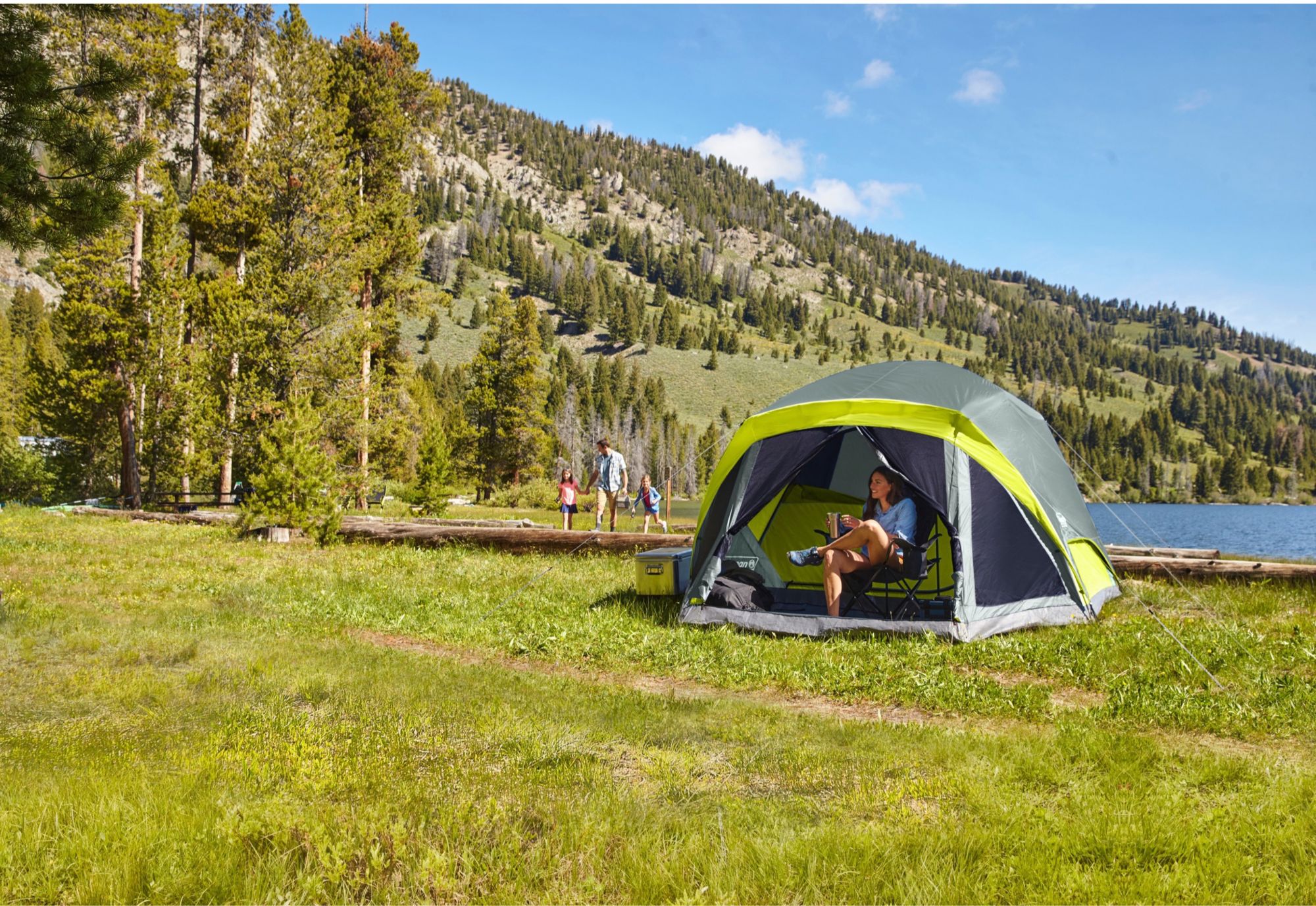 Coleman Skydome 6-Person Camping Tent With Screen Room product image