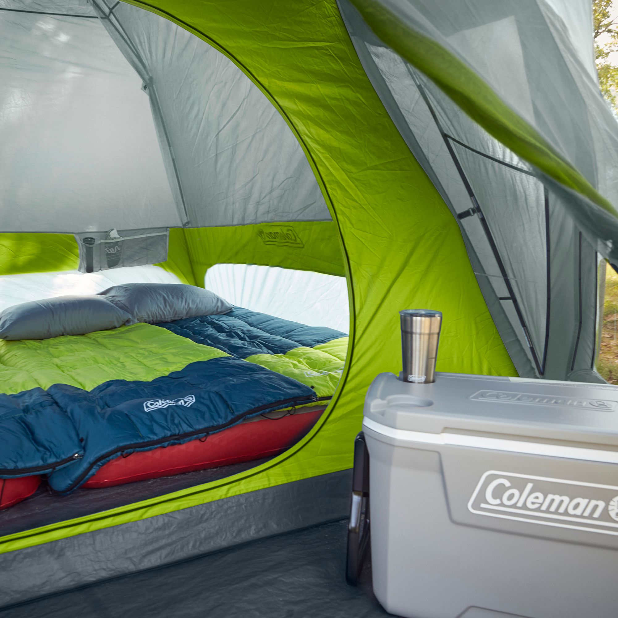 Coleman Skydome 6-Person Camping Tent With Screen Room