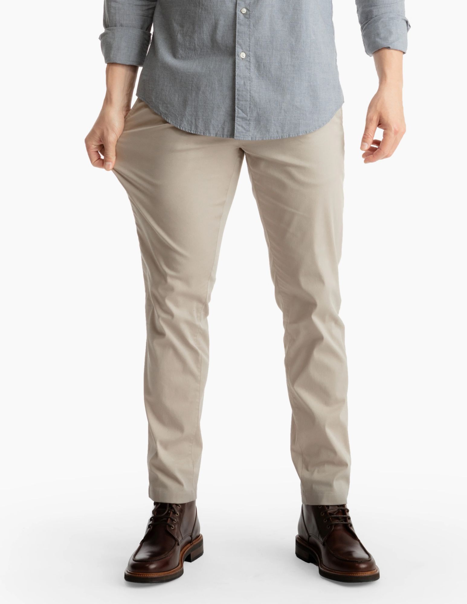 birddogs Mens Slim Fit Lined Stretch Khaki Pants product image