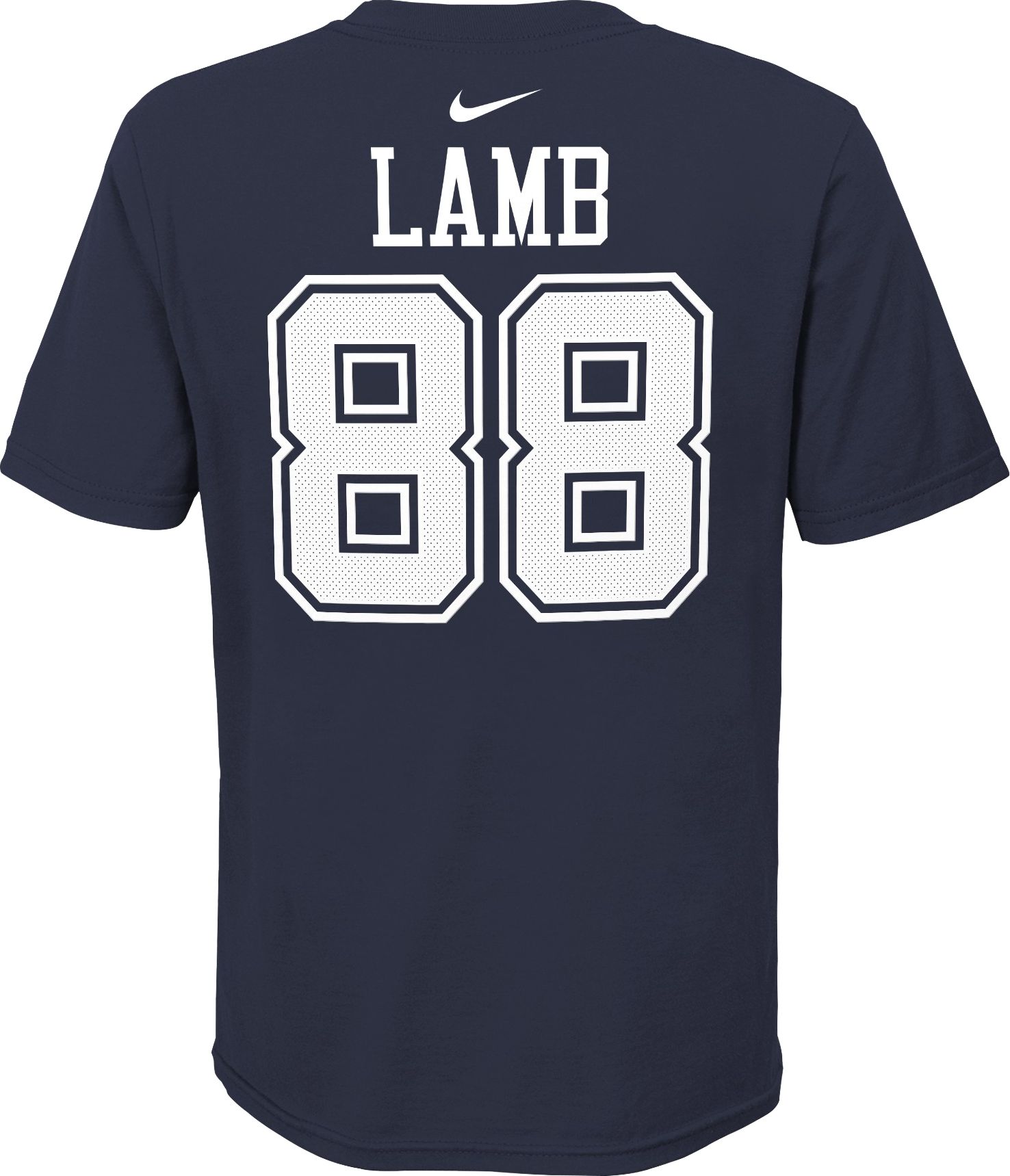 Nike Youth Dallas Cowboys CeeDee Lamb #88 Navy Short-Sleeve T-Shirt product image