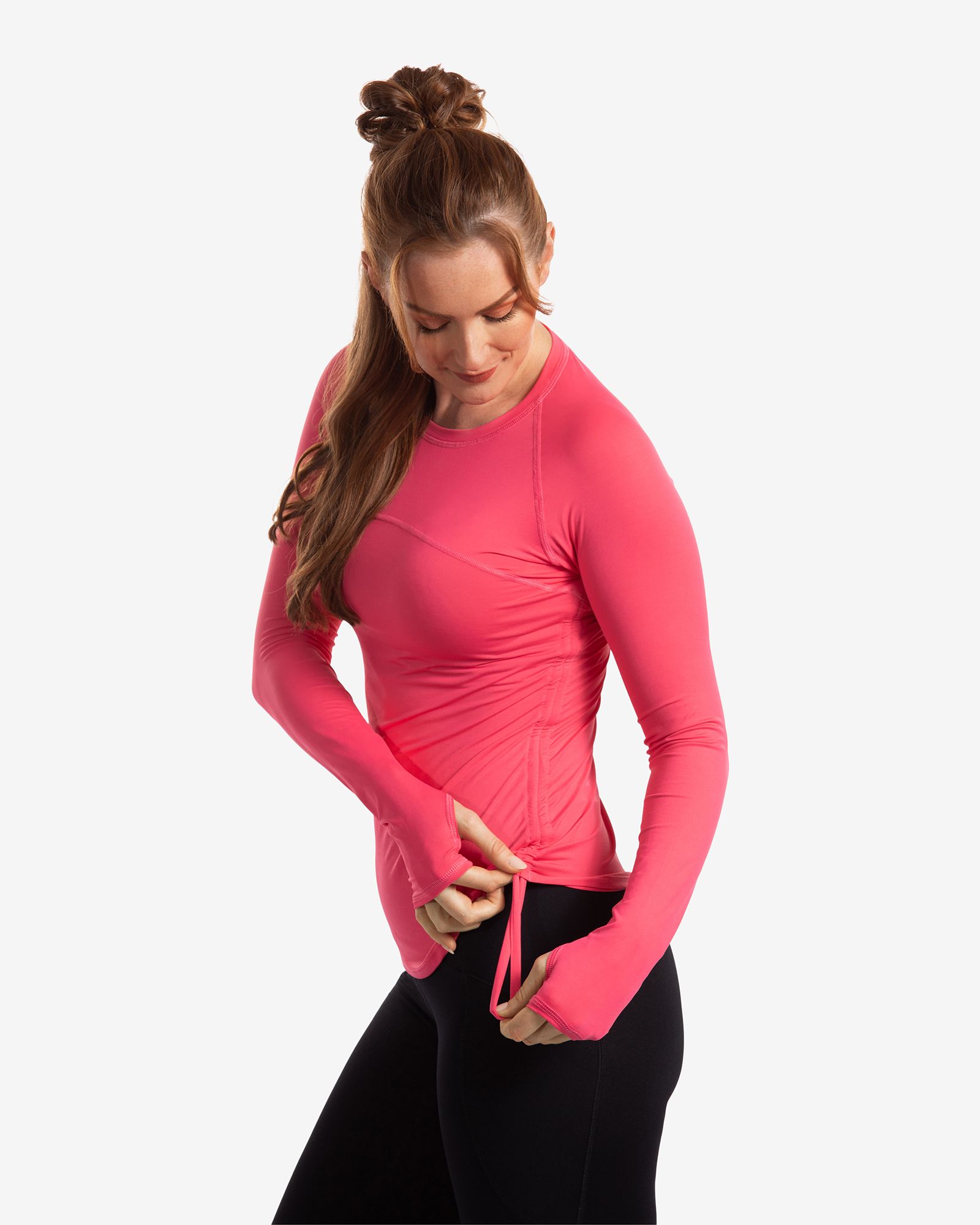 BloqUV Women's Drawstring Sun Protective UPF 50 Long Sleeve Shirt product image