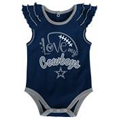 NFL Team Apparel Infant Girls' Dallas Cowboys Touchdown 2-Pack Bodysuit product image