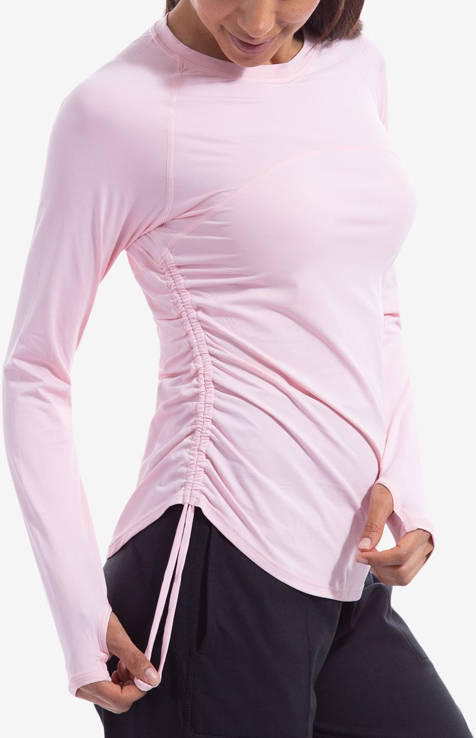 BloqUV Women's Drawstring Sun Protective UPF 50 Long Sleeve Shirt product image