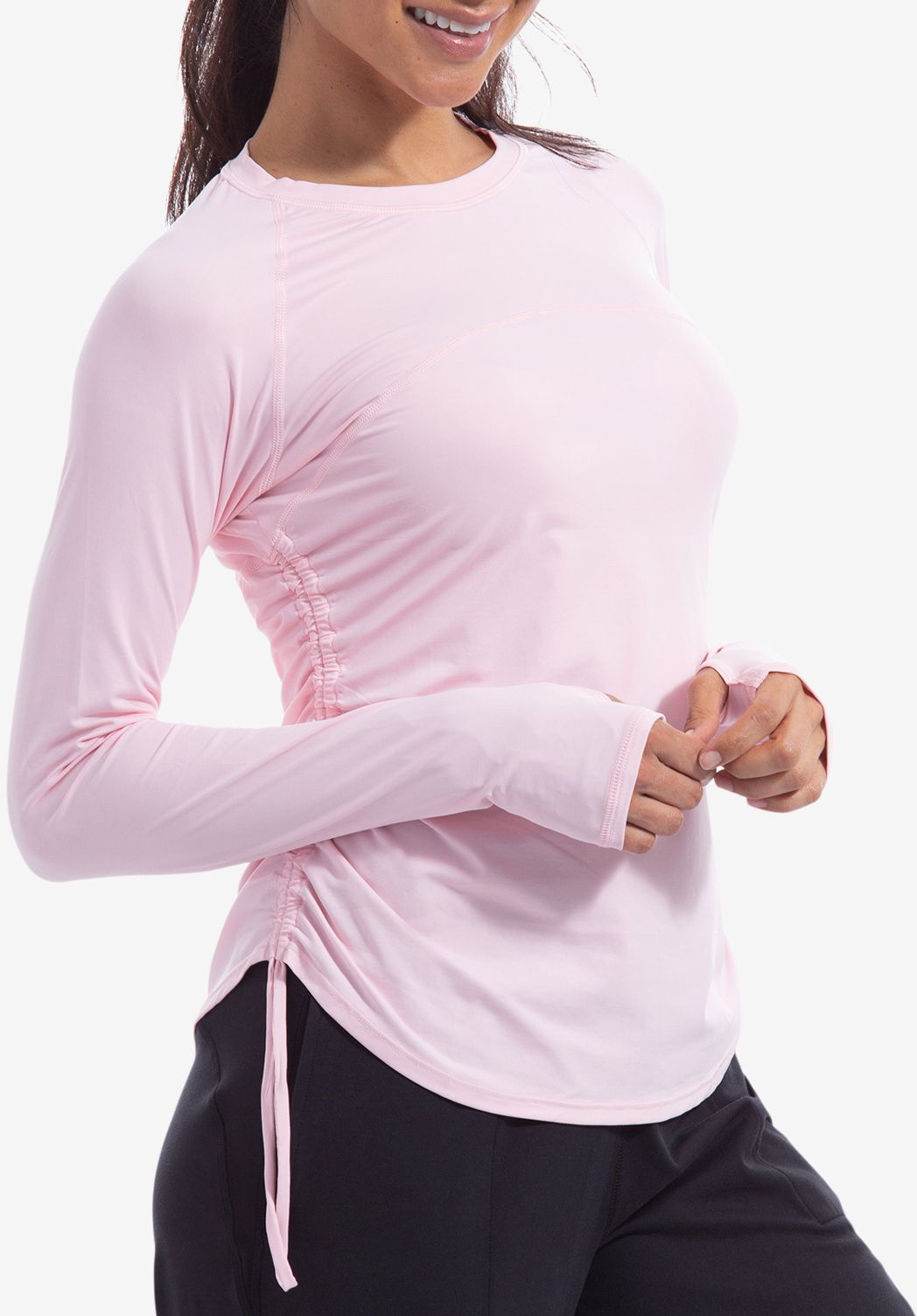 BloqUV Women's Drawstring Sun Protective UPF 50 Long Sleeve Shirt product image