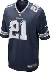 Nike Men's Dallas Cowboys Ezekiel Elliott #21 Navy Game Jersey product image