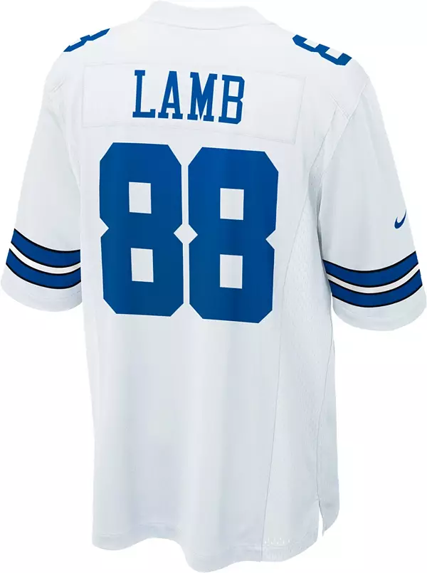 Nike Men's Dallas Cowboys CeeDee Lamb #88 White Game Jersey