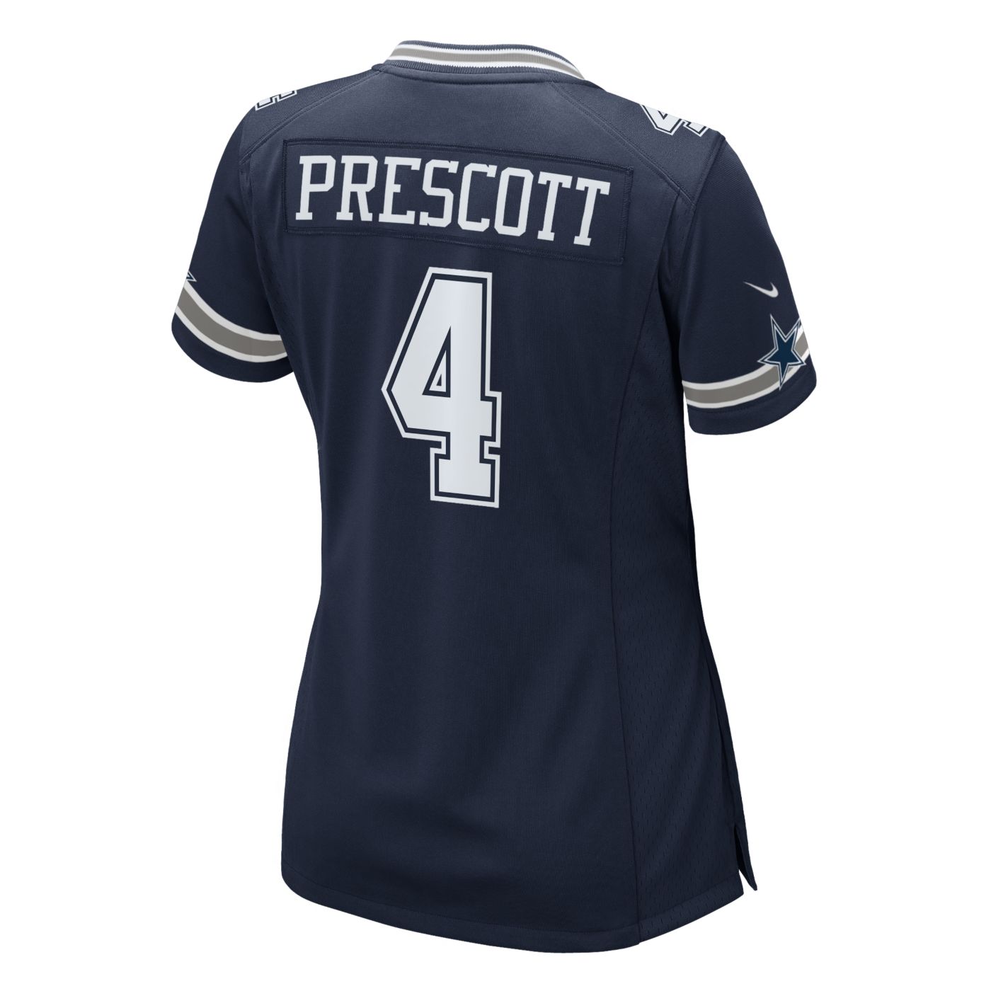 Nike Women s Dallas Cowboys Dak Prescott 4 Navy Game Jersey Dick s Sporting Goods