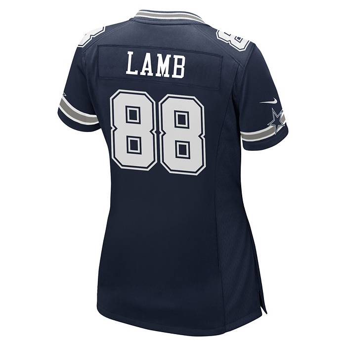 New Men’s Dallas Cowboys CeeDee Lamb #88 Nike Stitched Jersey Navy Size  Large