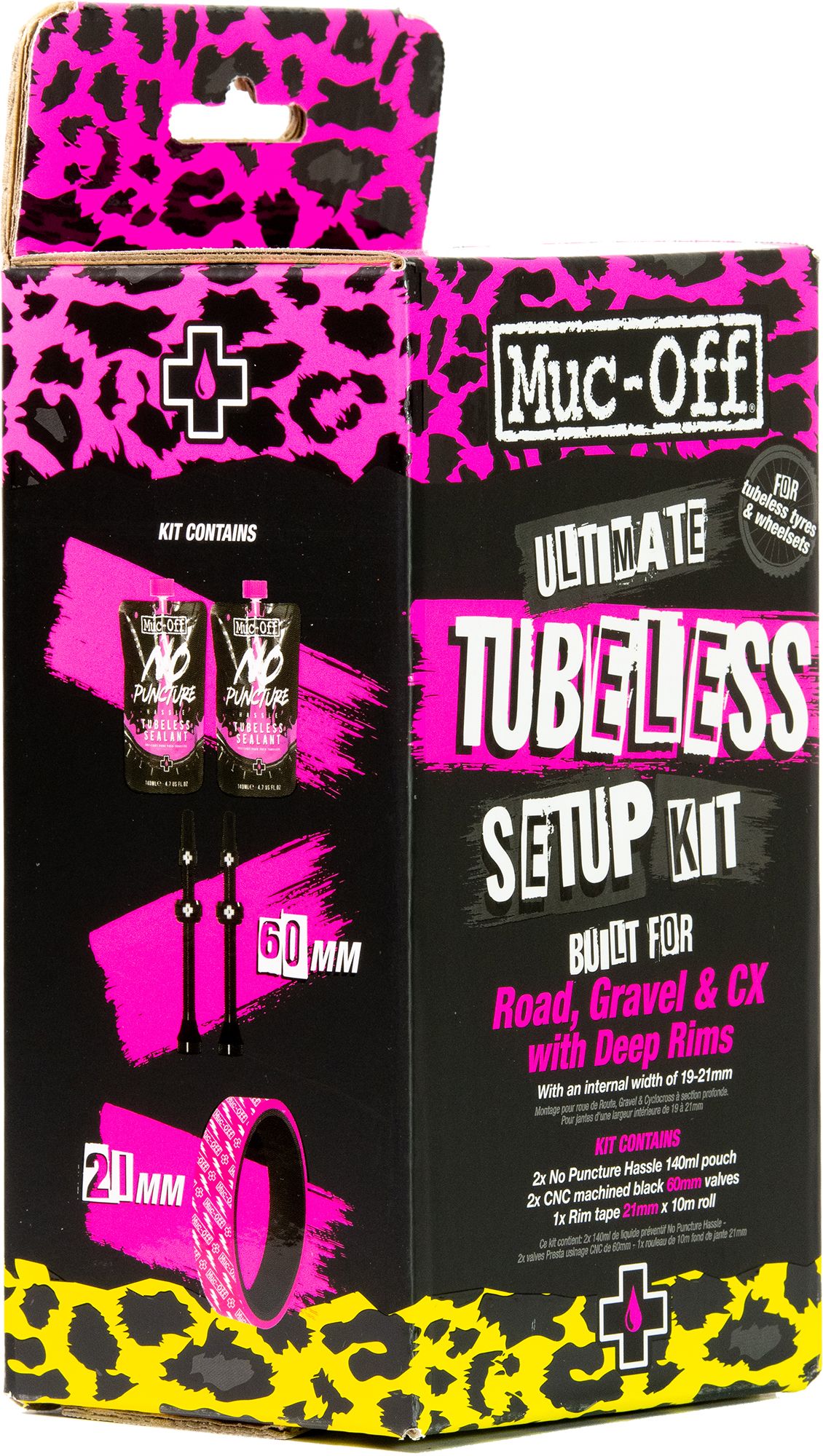 Muc-Off Ultimate Tubeless Setup Kit- Road 60mm