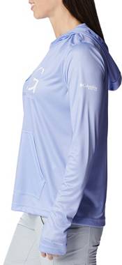 Columbia Women's Tidal Tee PFG Gigatype Hooded Long Sleeve Shirt product image