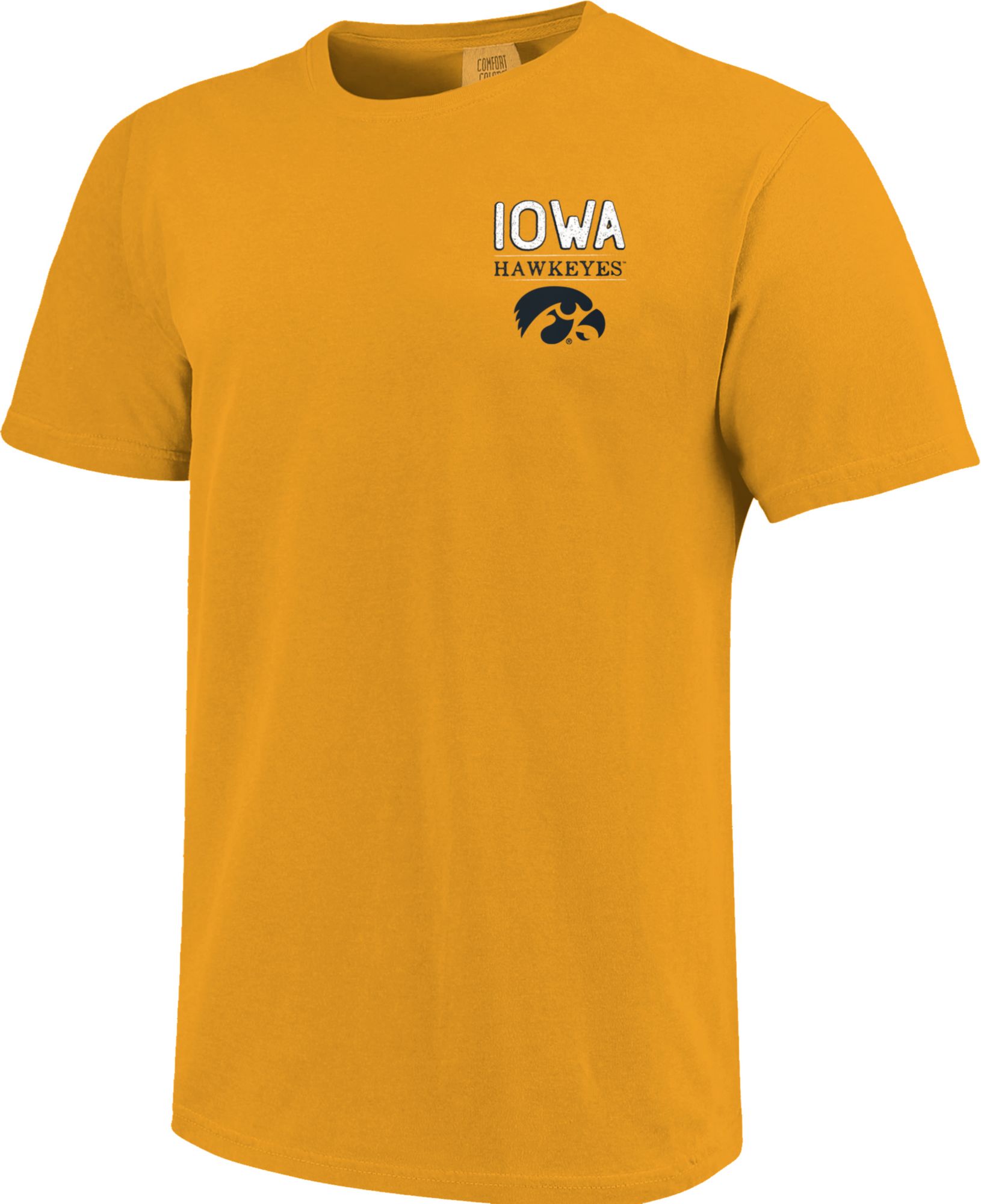 Image One Men's Iowa Hawkeyes Gold Local Graphic T-Shirt product image