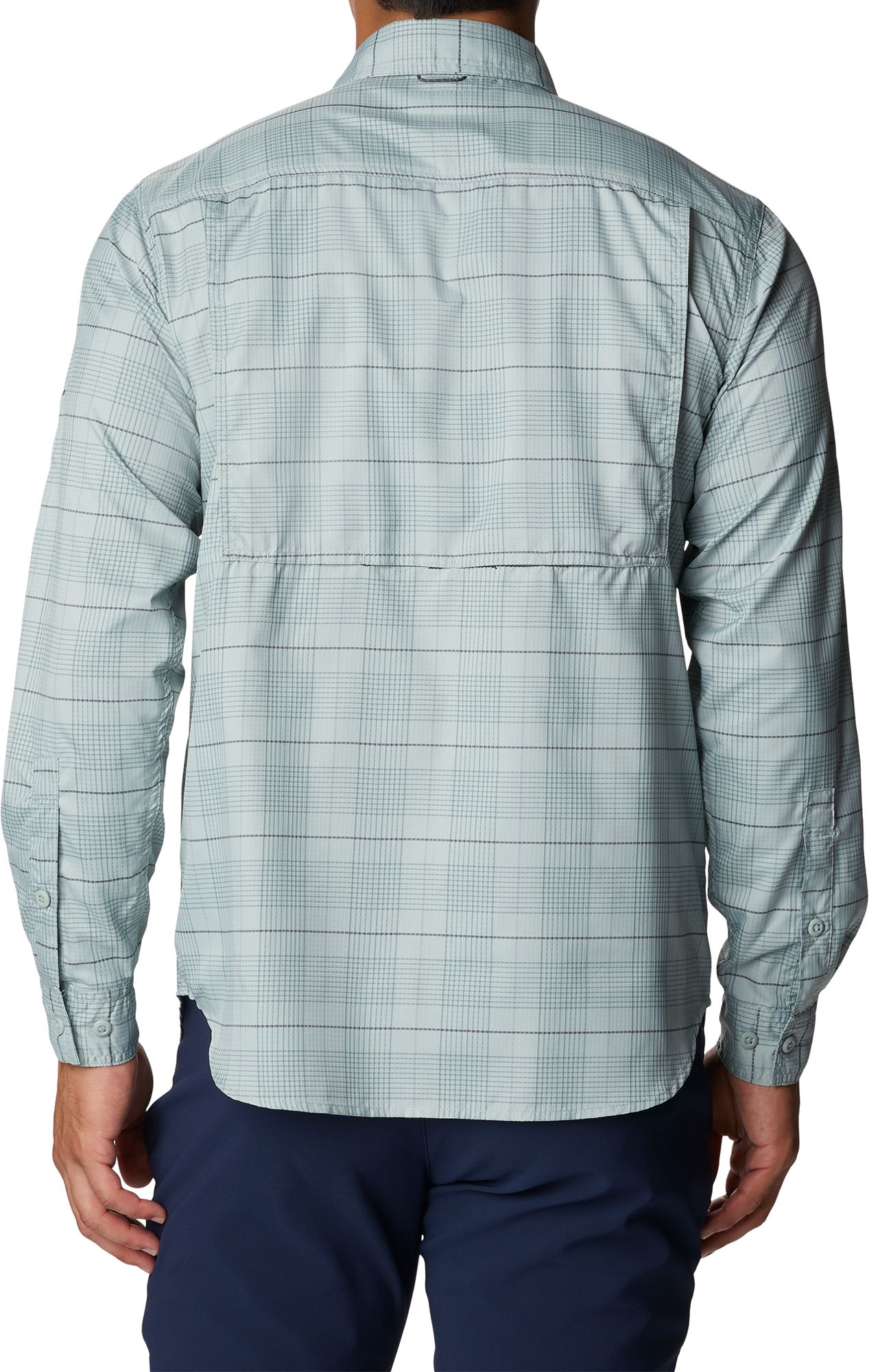 men's silver ridge long sleeve shirt