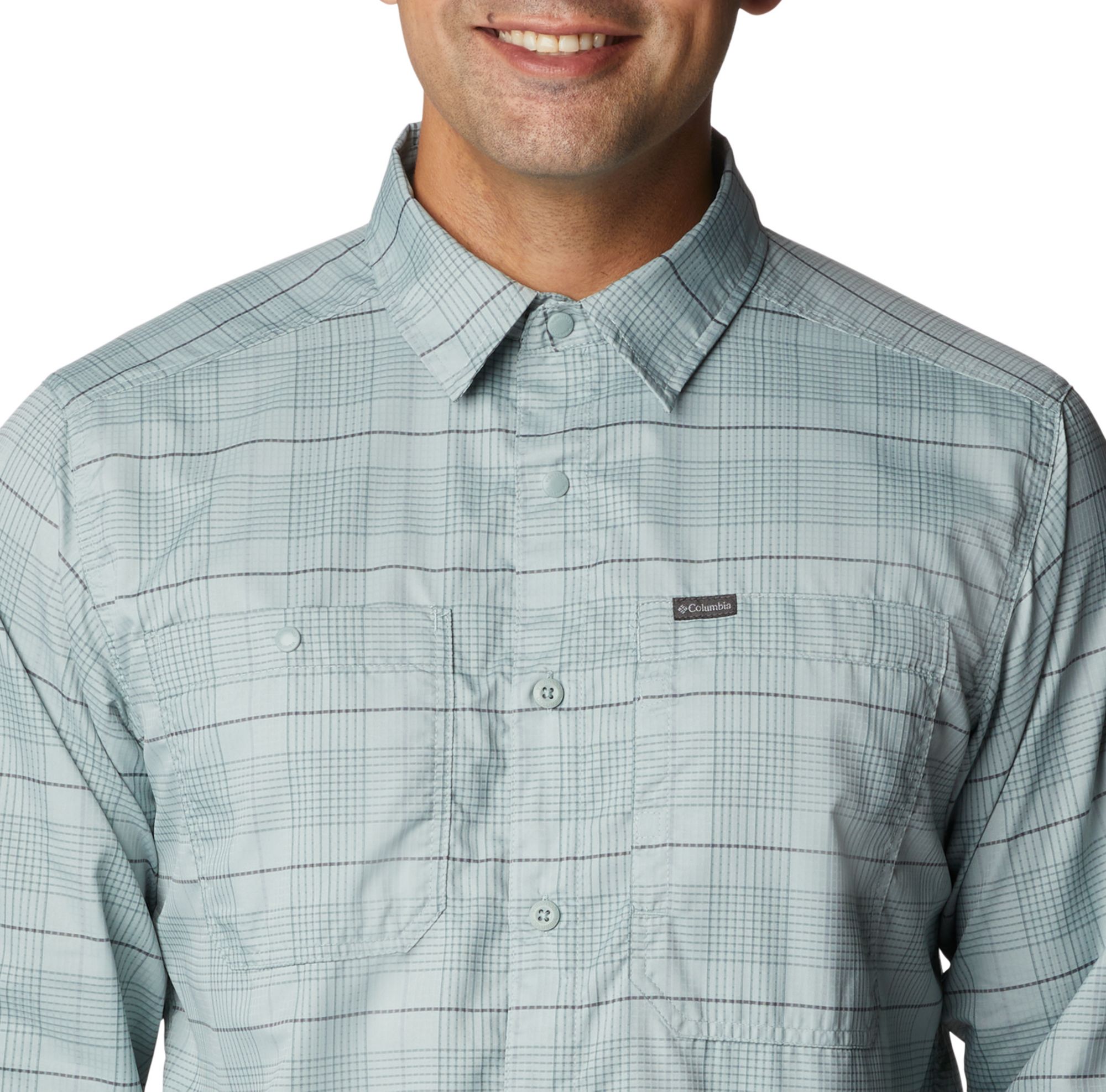 Men's Silver Ridge Utility Lite Plaid Long Sleeve Shirt