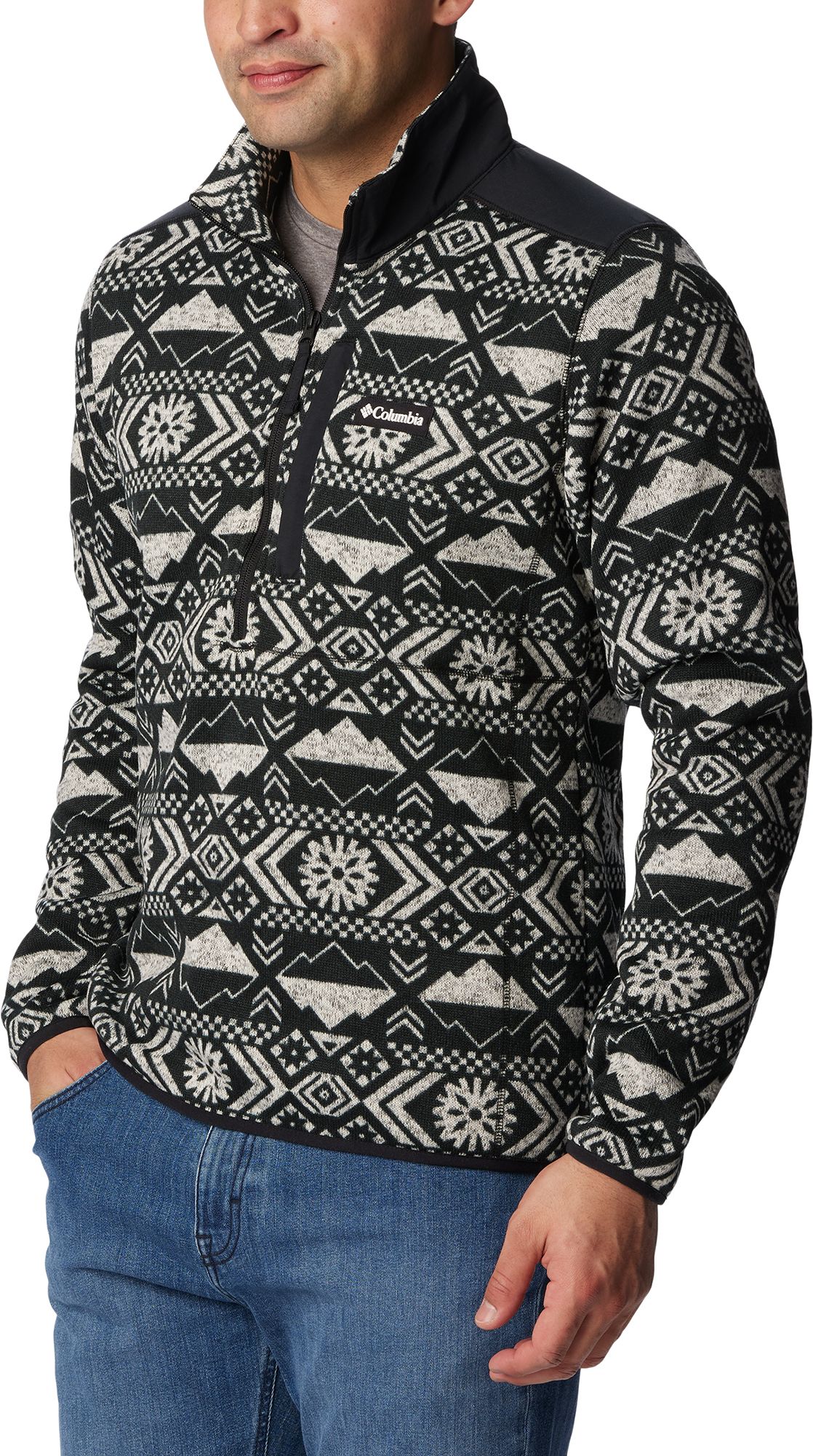 Columbia Men's Sweater Weather II Printed 1/2 Zip Pullover