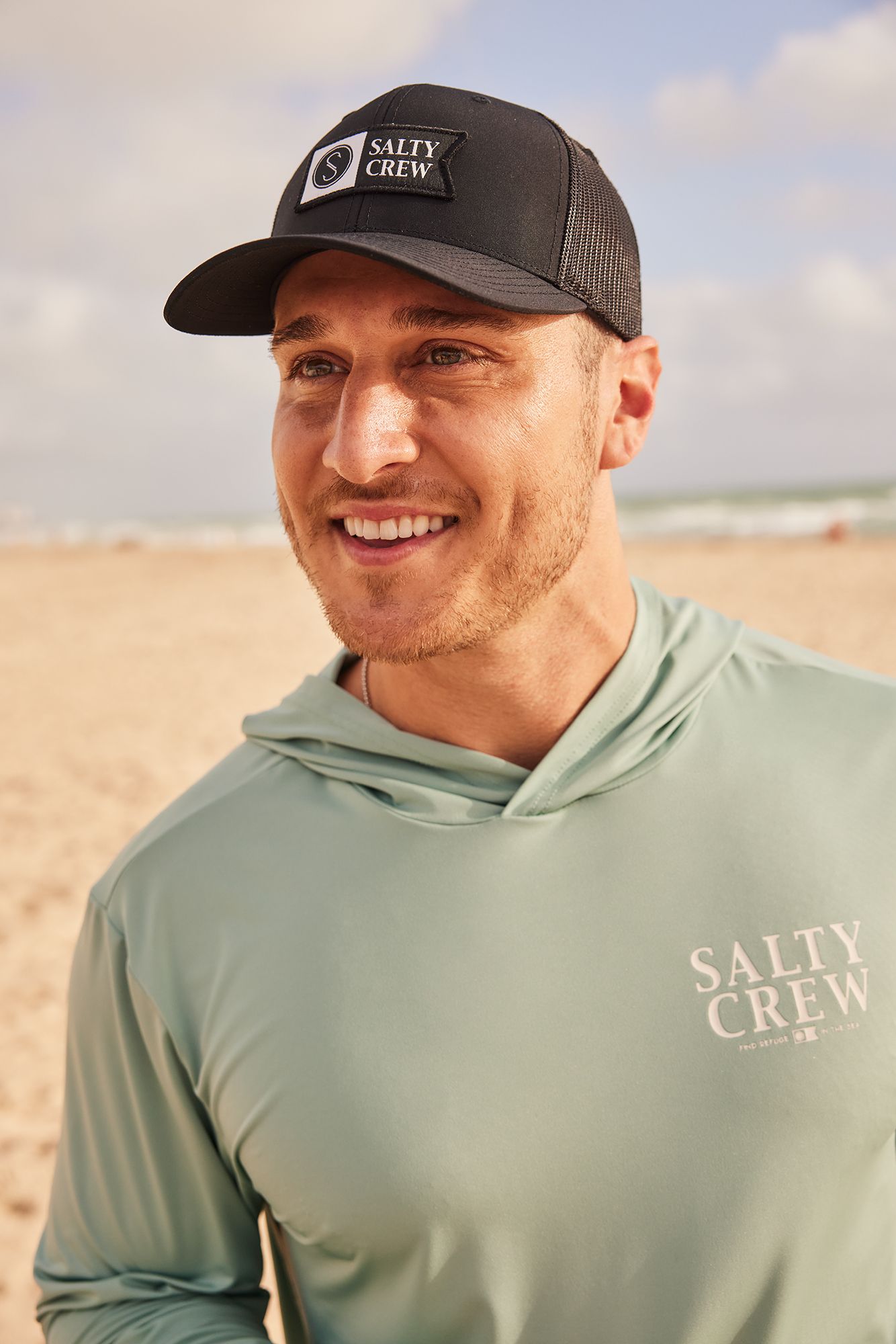 Salty Crew Men's Yellowfin Hooded Sunshirt product image