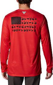 Columbia Men's Georgia Bulldogs Red PHG Terminal Tackle Longsleeve T-Shirt product image