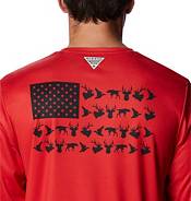 Columbia Men's Georgia Bulldogs Red PHG Terminal Tackle Longsleeve T-Shirt product image