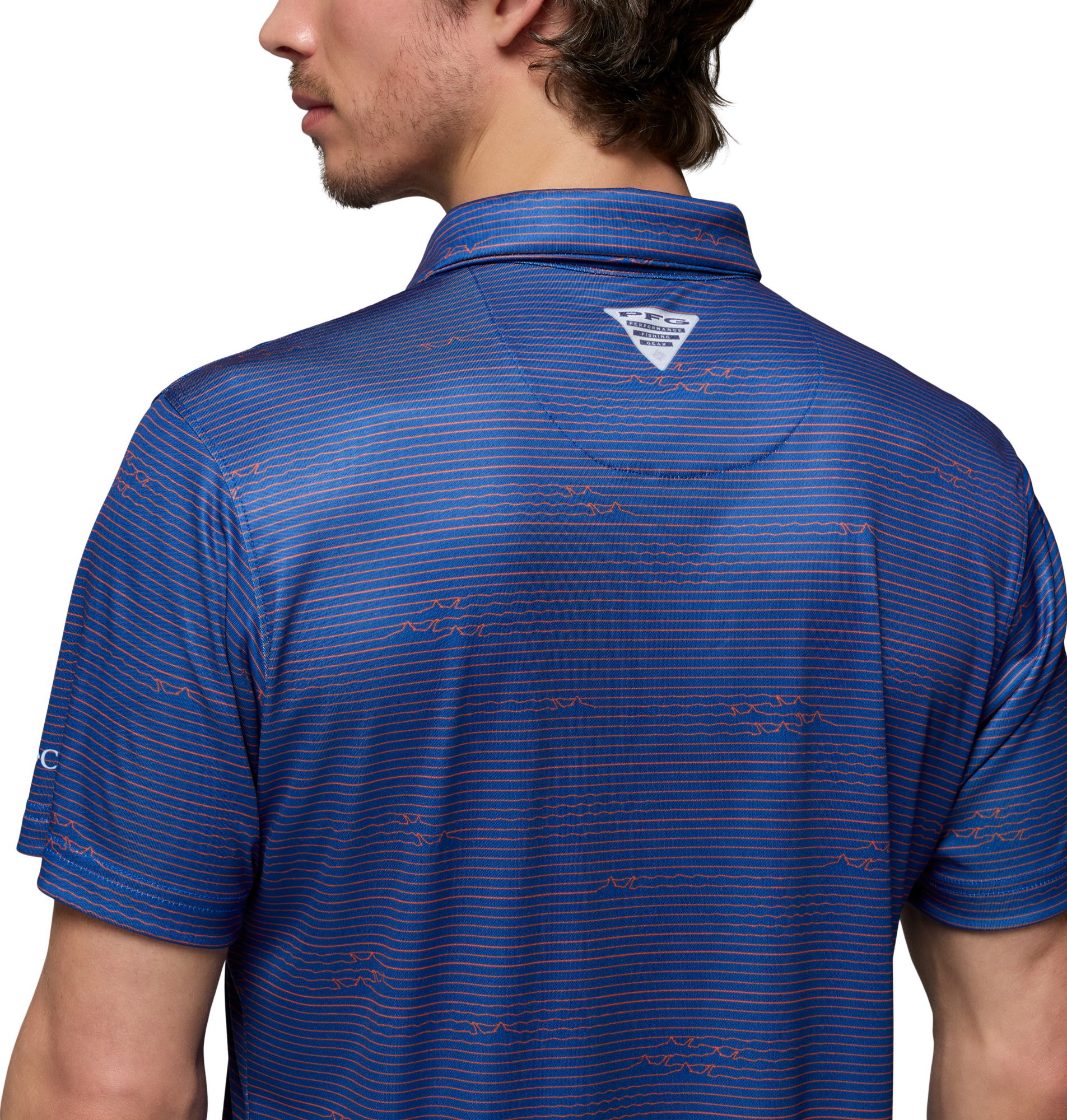 Columbia Men's Florida Gators Blue Super Terminal Tackle Polo product image