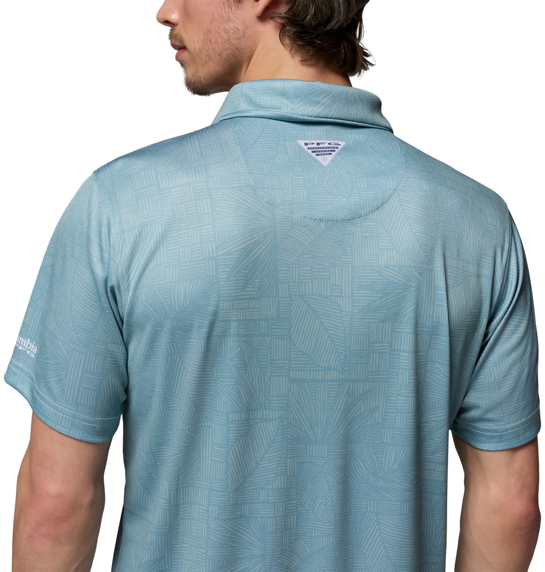 Columbia Men's LSU Tigers Crushed Blue Super Terminal Tackle Polo product image