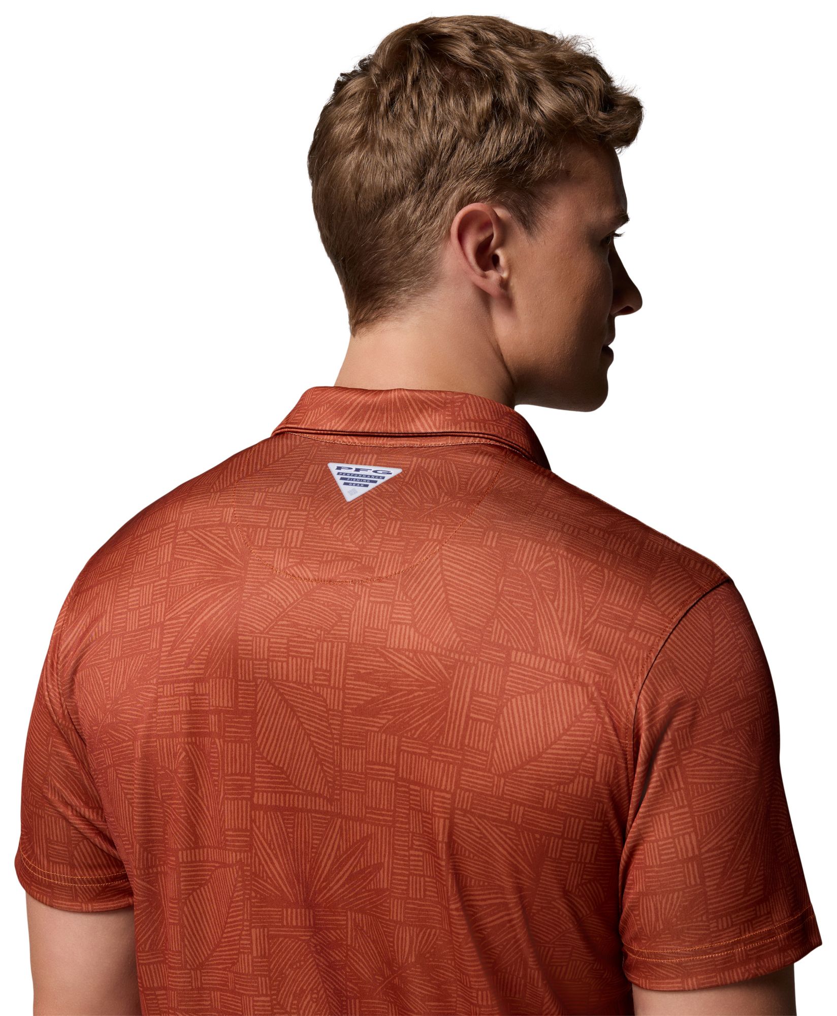 Columbia Men's Texas Longhorns Cedar Super Terminal Tackle Polo product image