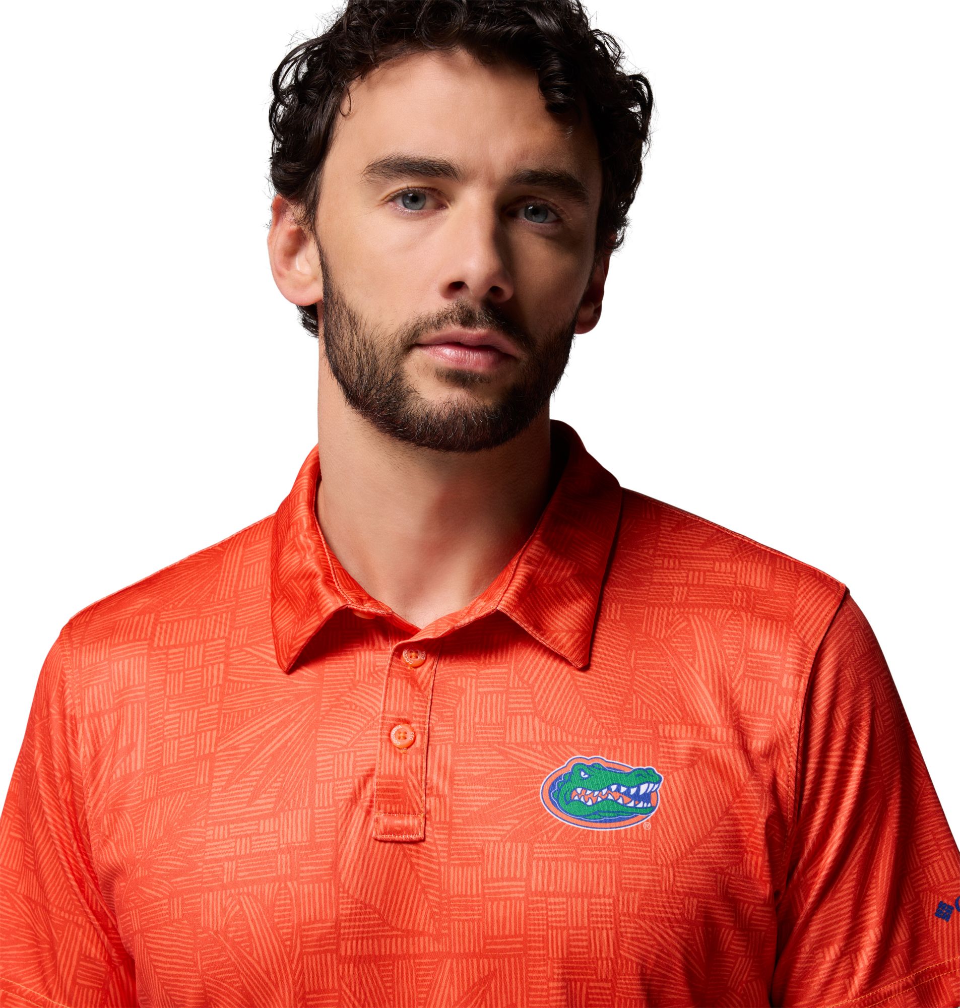 Columbia Men's Florida Gators Spark Orange Super Terminal Tackle Polo product image