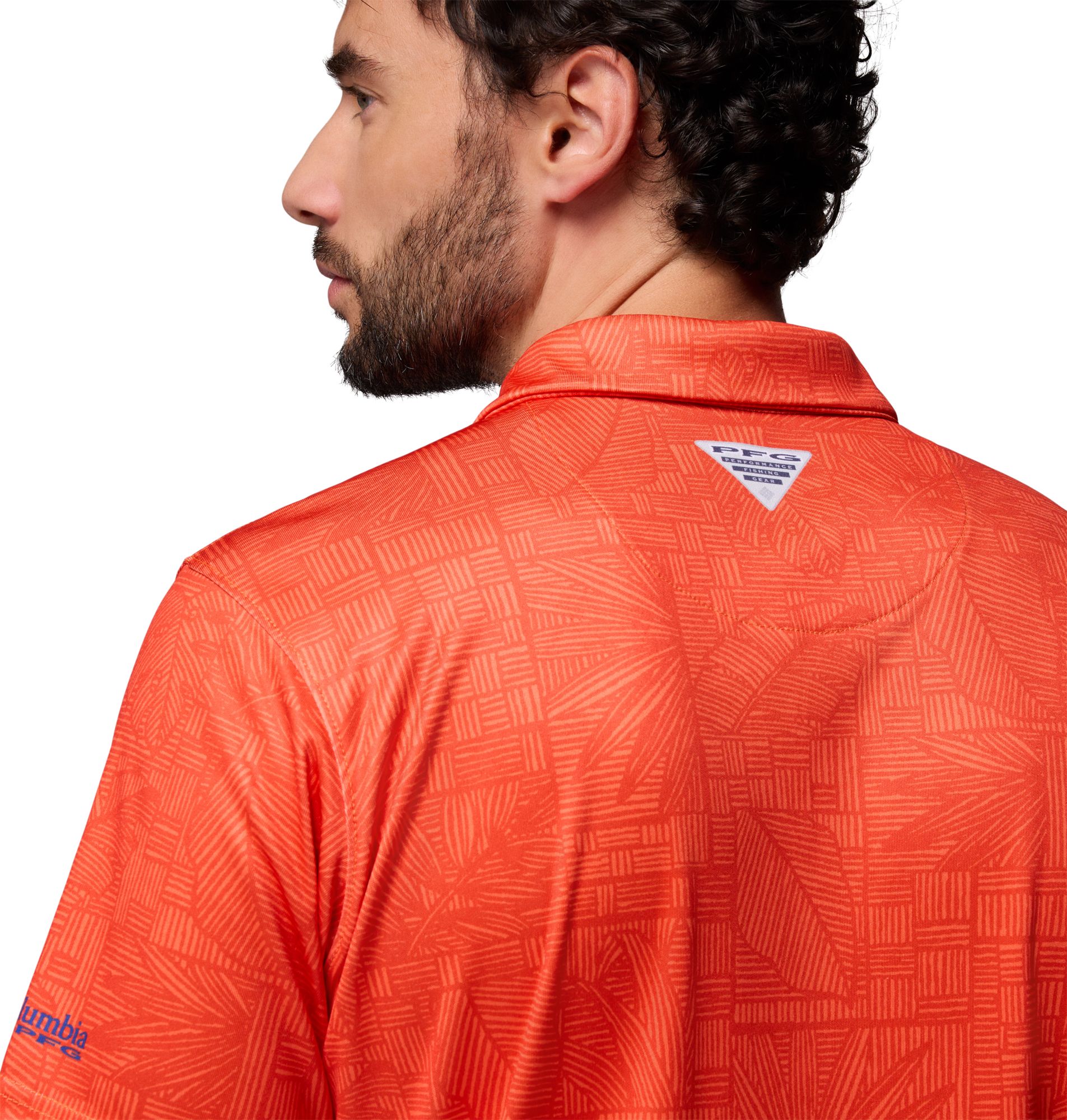 Columbia Men's Florida Gators Spark Orange Super Terminal Tackle Polo product image