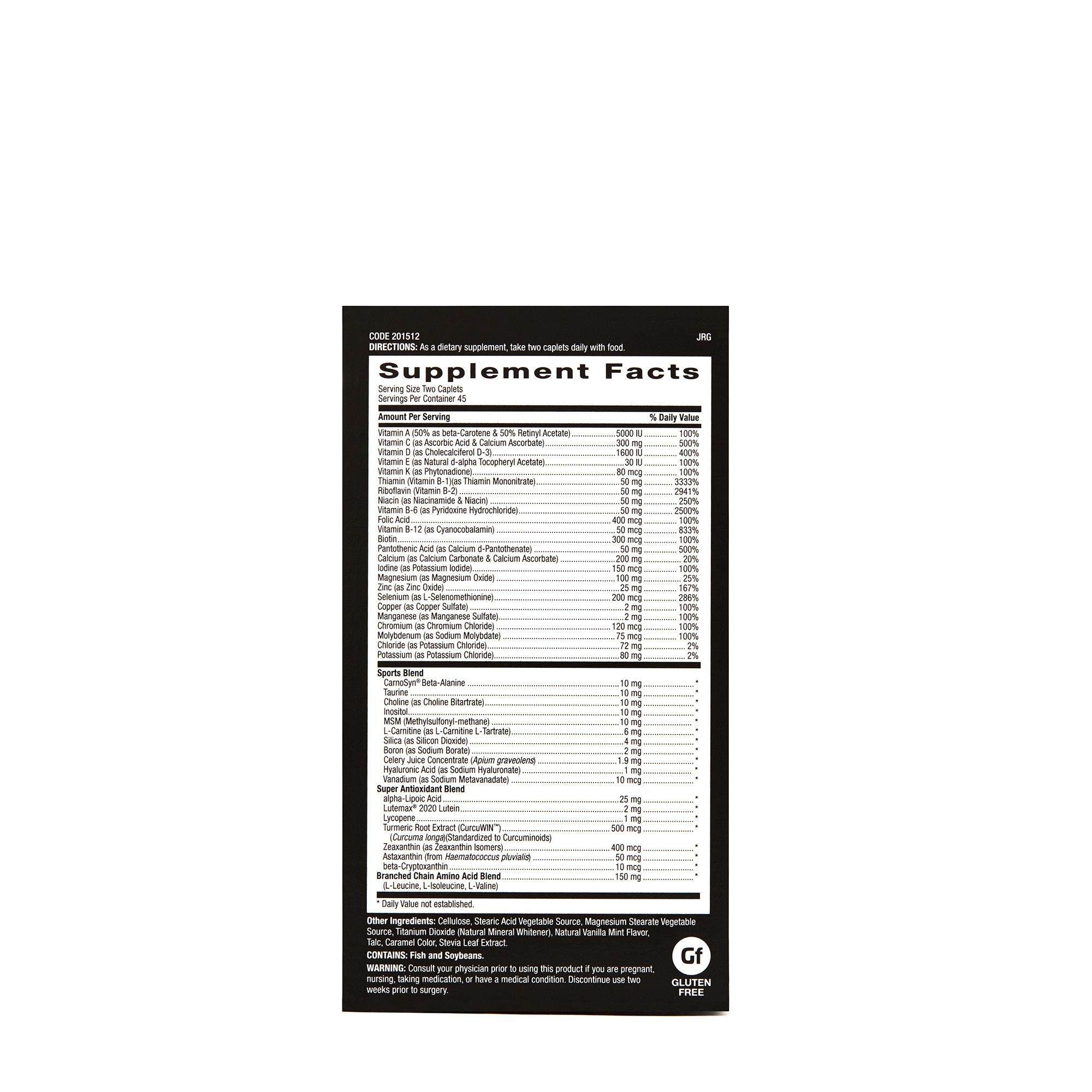 GNC Mega Men Sport Multivitamin product image