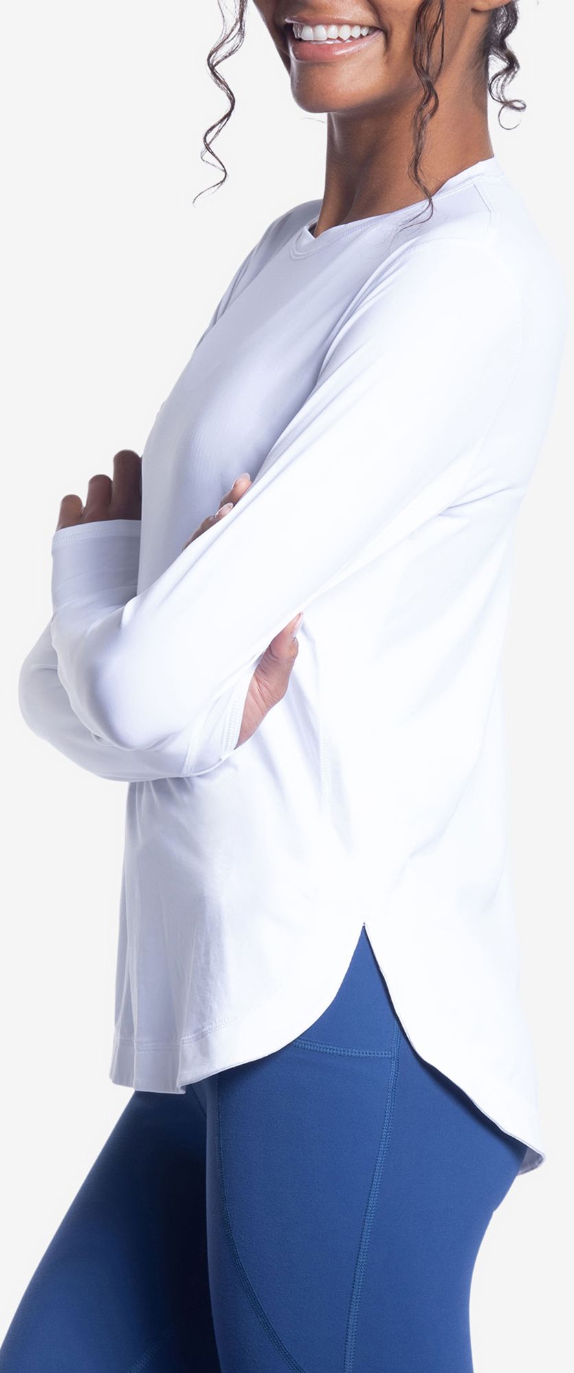 BloqUV Women's Relaxed Scallop Racquet Pullover product image