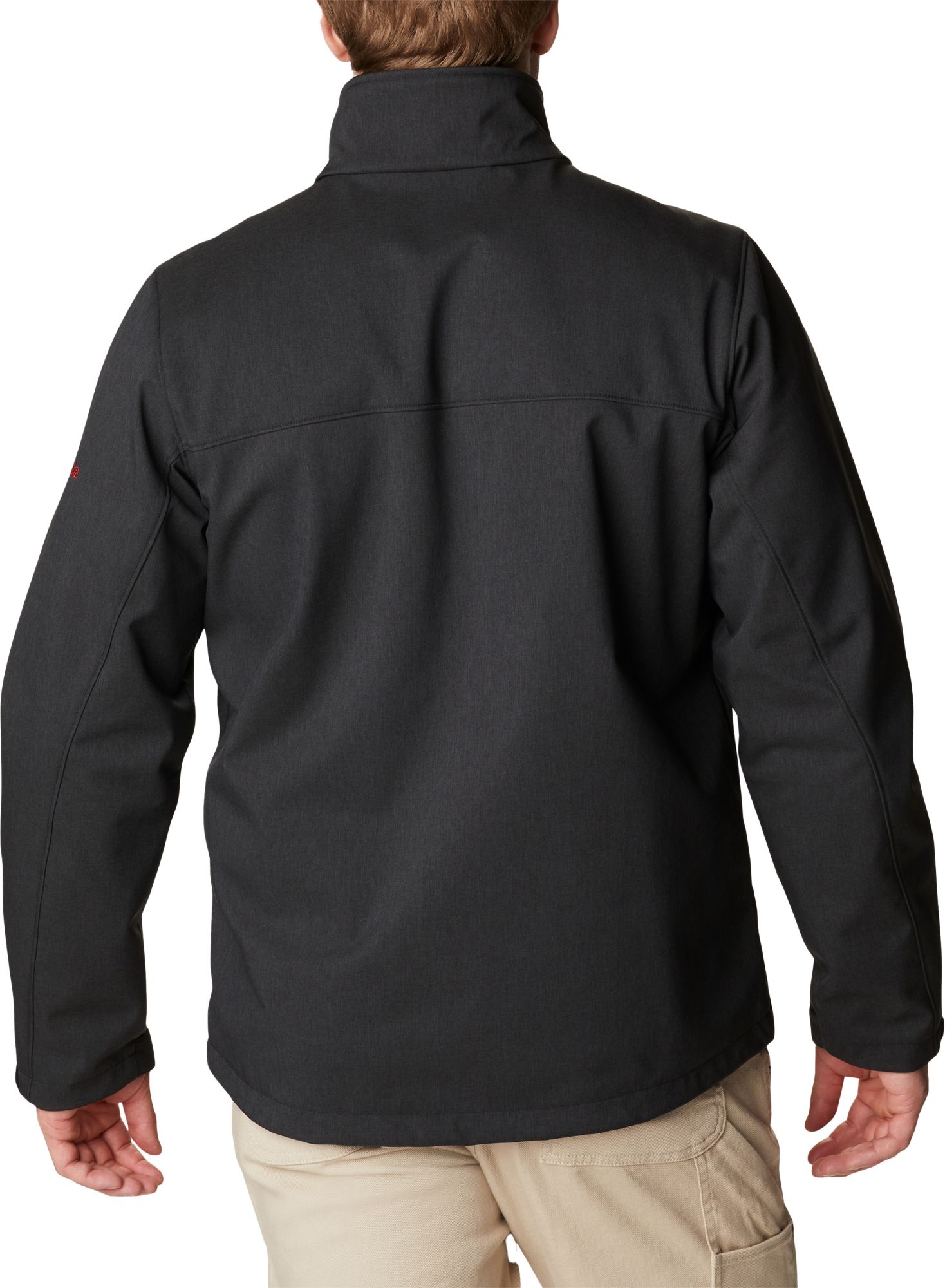 Columbia Men's Nebraska Cornhuskers Black Ascender Full Zip Jacket