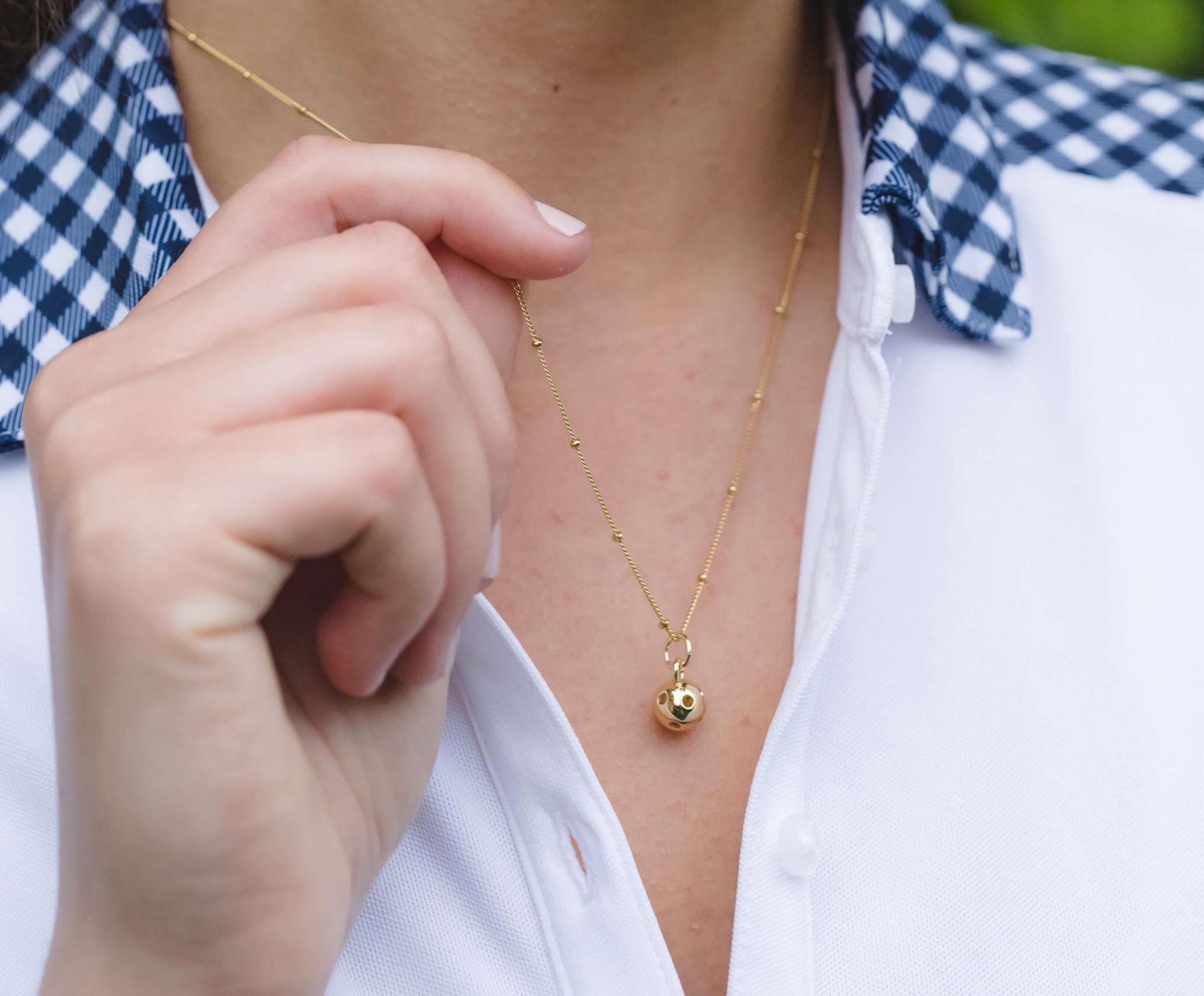 Chelsea Charles Pickleball Charm Necklace product image