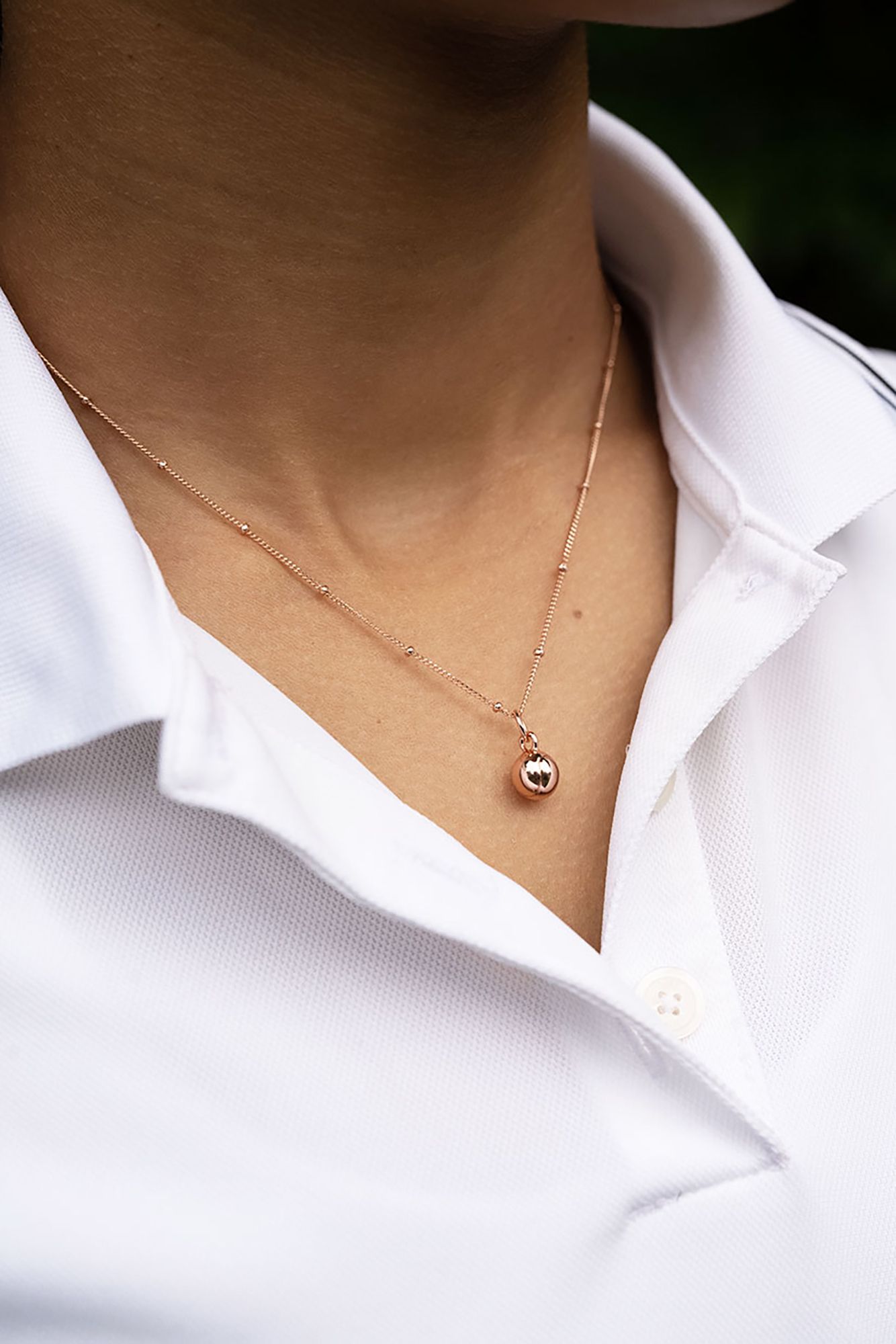 Chelsea Charles Tennis Ball Charm Necklace product image